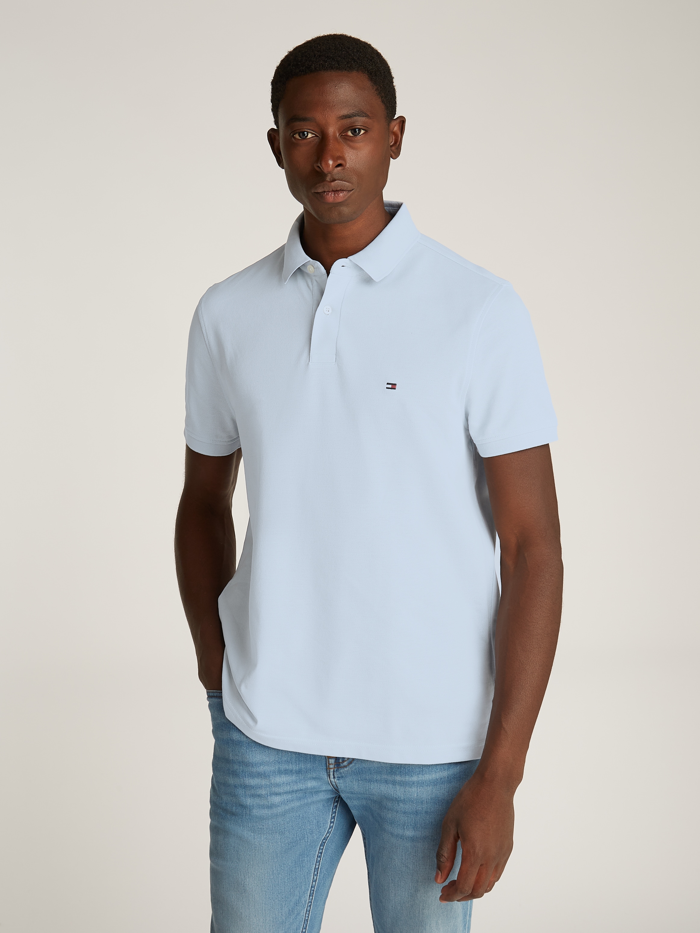 Tommy Hilfiger Poloshirt »1985 REGULAR POLO«, mit Tommy Hilfiger Kontraststreifen innen am Kragen