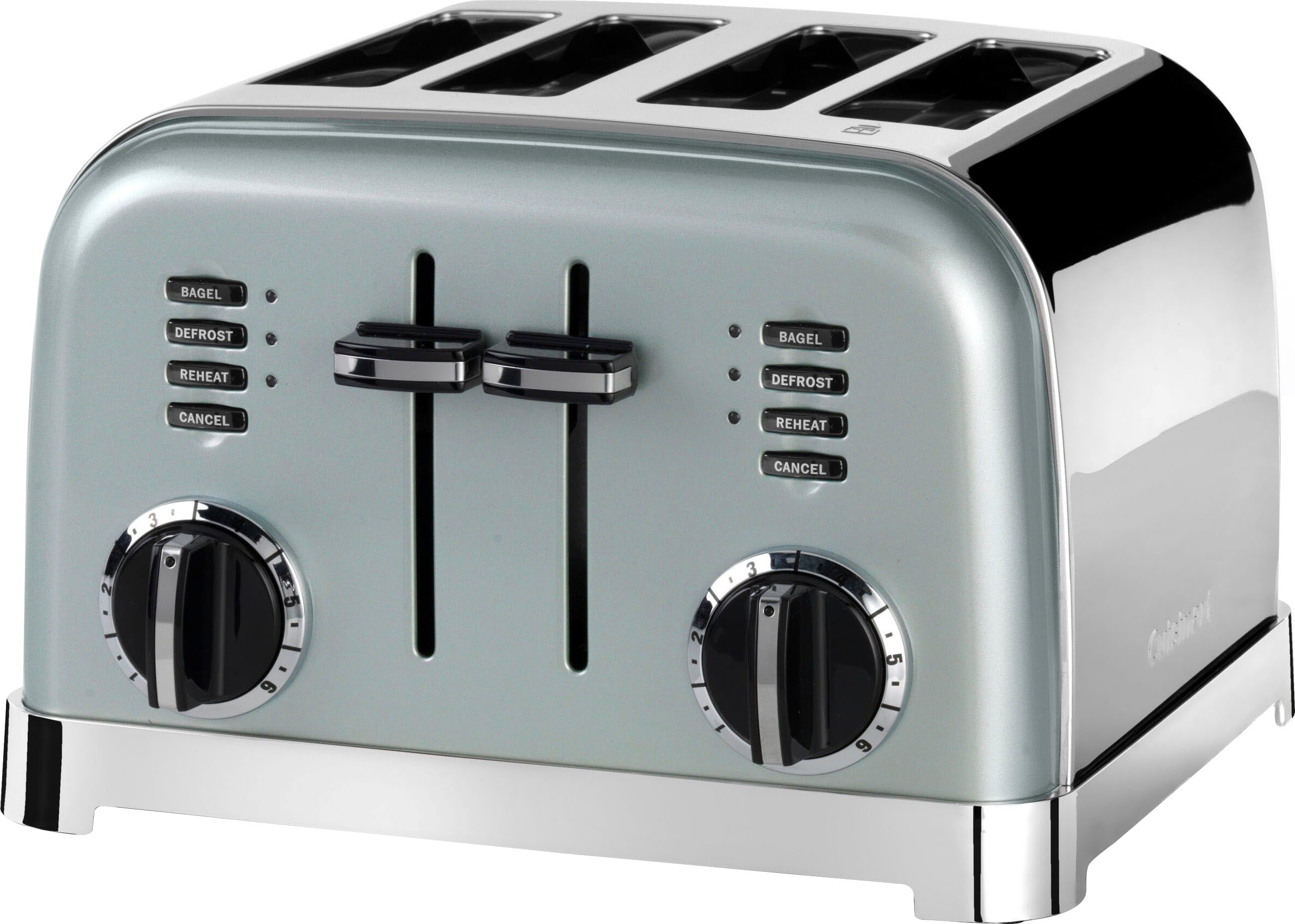 Cuisinart Toaster »CPT180GE«, für 4 Scheiben, 1800 W, extra breite Toastschlitze, Retro Design