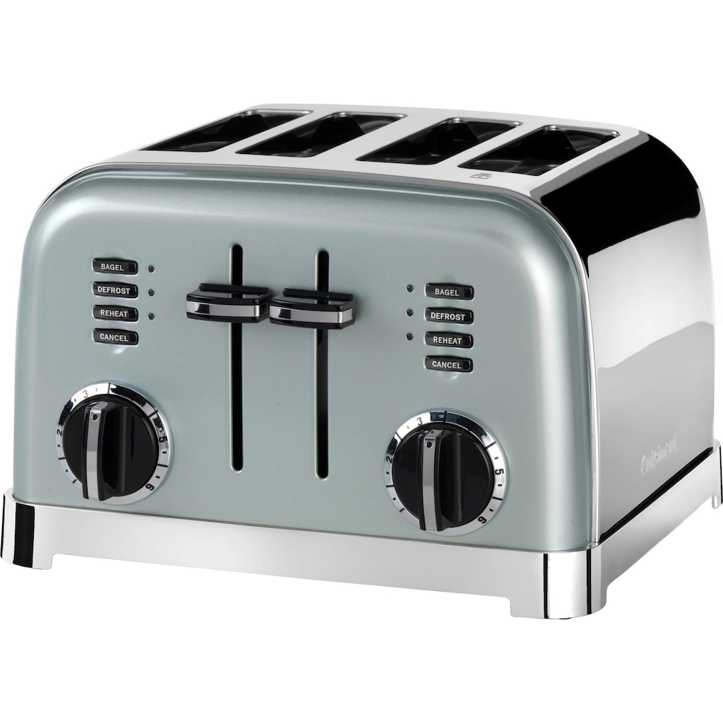 Cuisinart Toaster »CPT180GE«, für 4 Scheiben, 1800 W, extra breite Toastschlitze, Retro Design