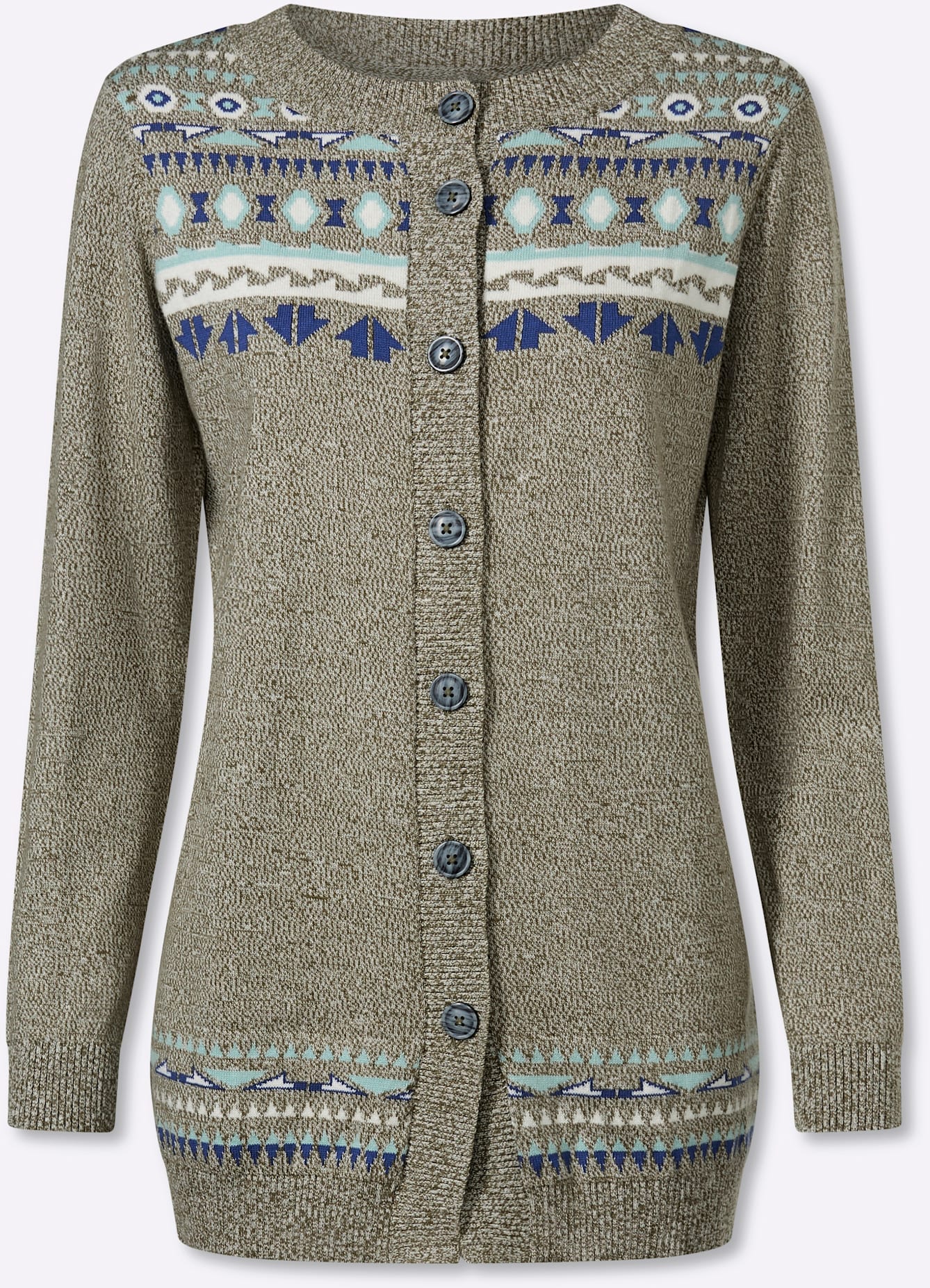 Classic Basics Longstrickjacke