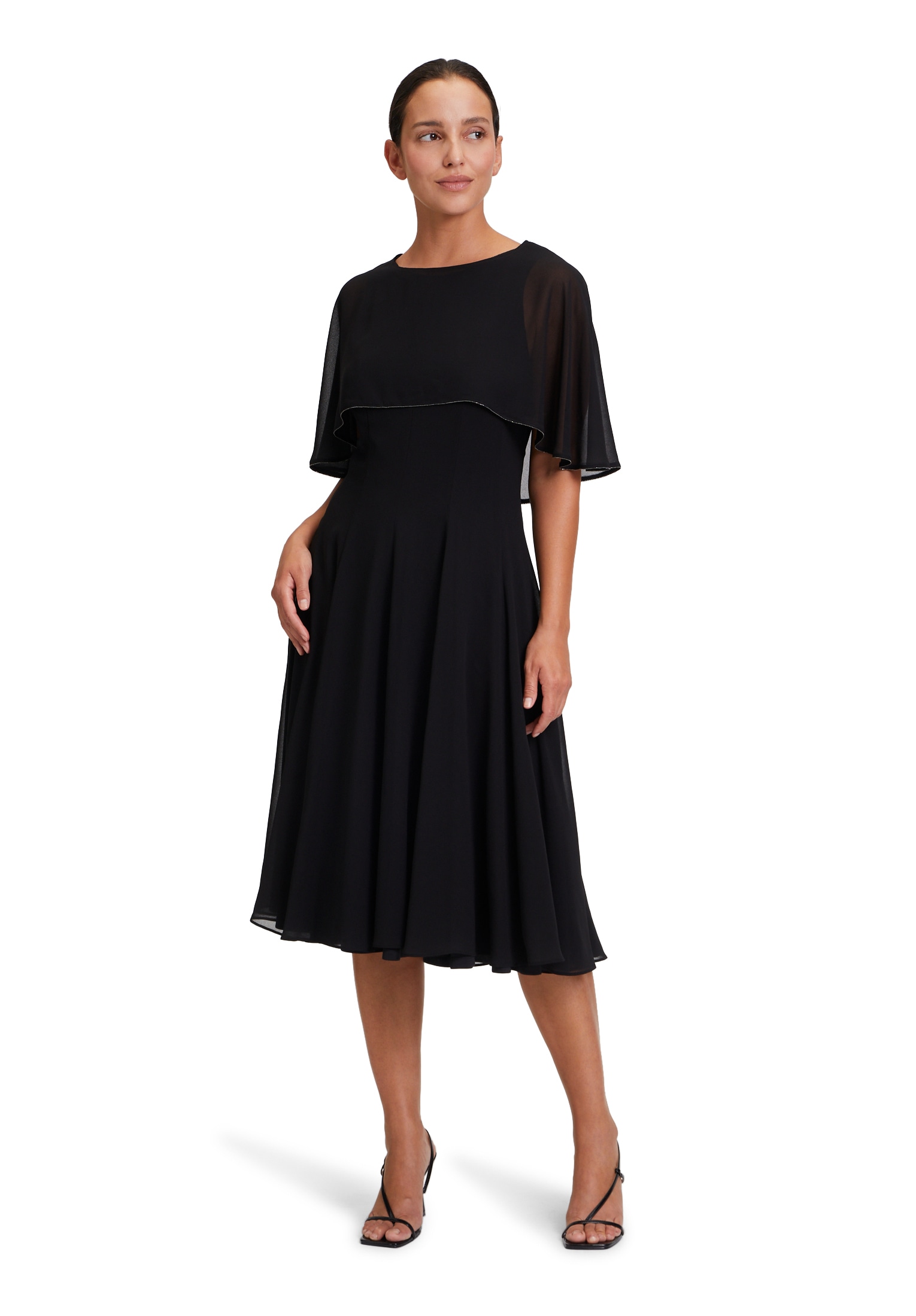 Vera Mont Chiffonkleid »Chiffonkleid kurzarm«