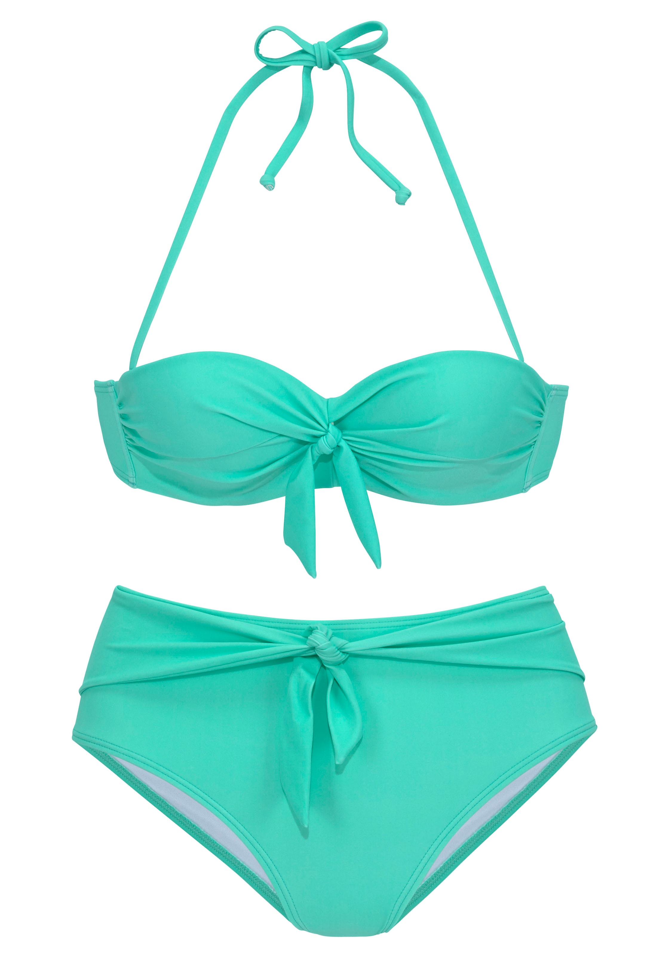 Buffalo Bügel-Bandeau-Bikini, mit Zierschleifen
