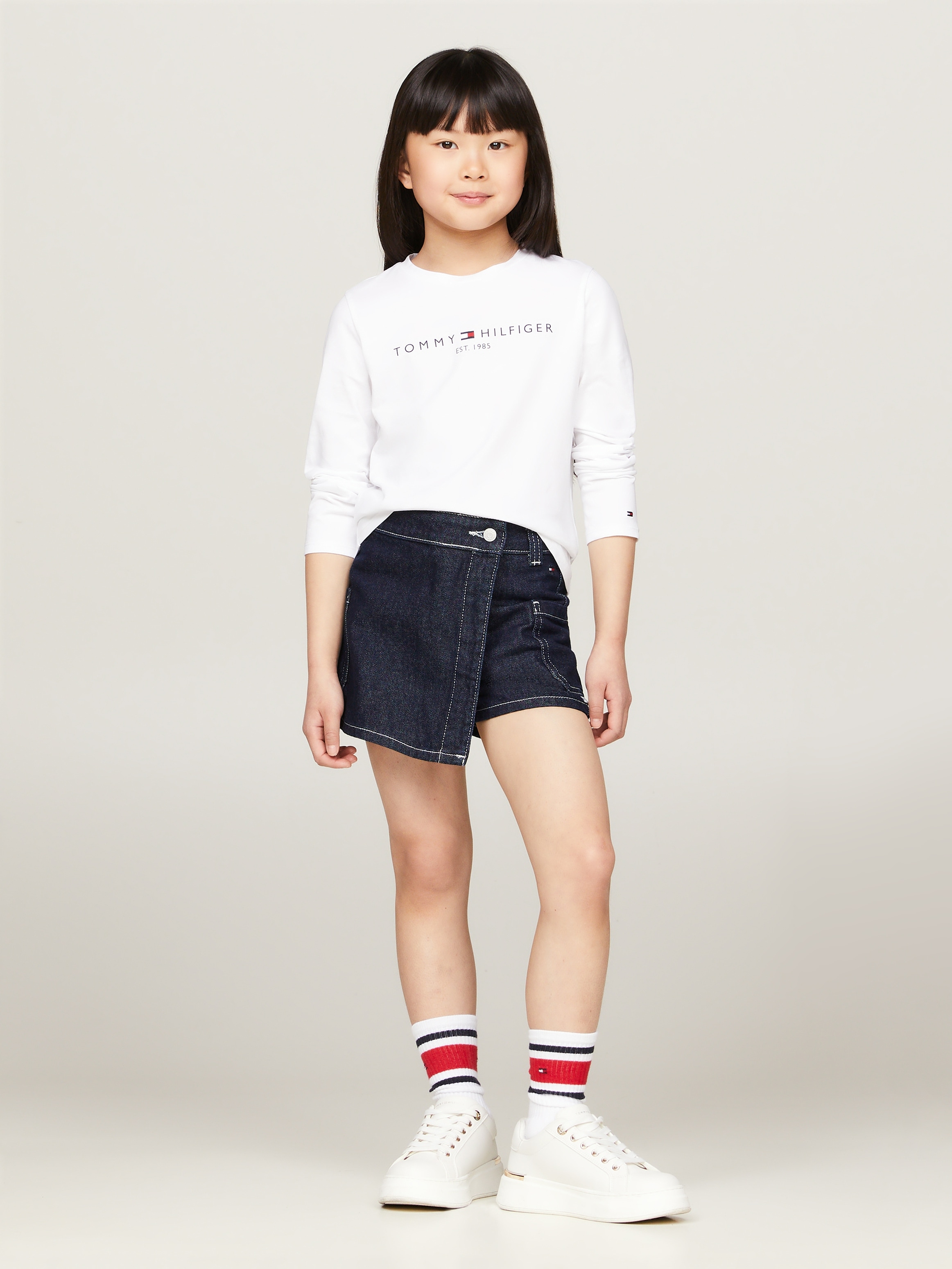 Tommy Hilfiger Langarmshirt »ESSENTIAL TEE L/S«, mit Tommy Hilfiger Logoschriftzug