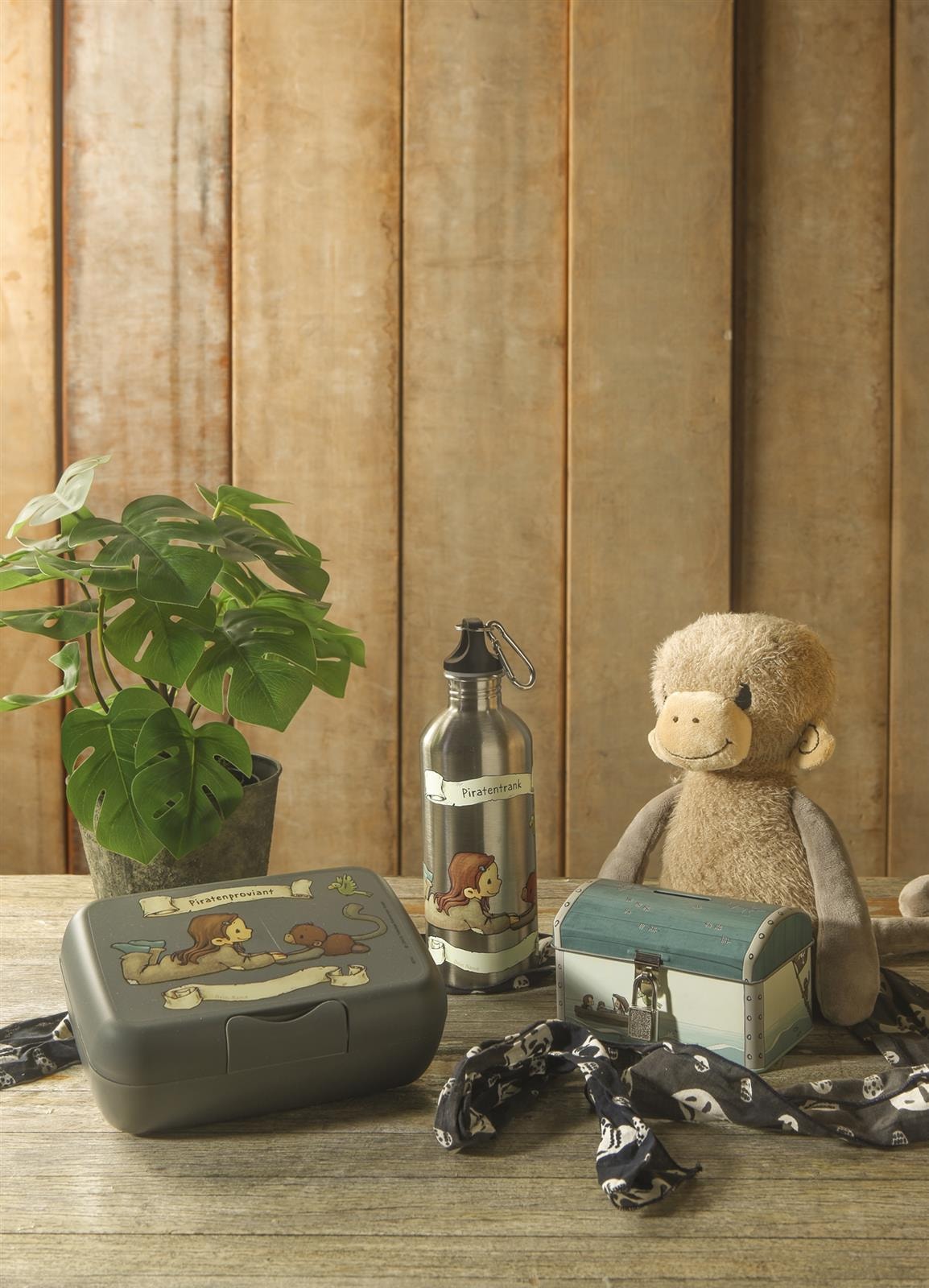 Goebel Lunchbox »Lunchbox Anouk Piratenproviant 18 x 13 x 6,5 cm beige« 1 tlg. Handwäsche wird empfohlen