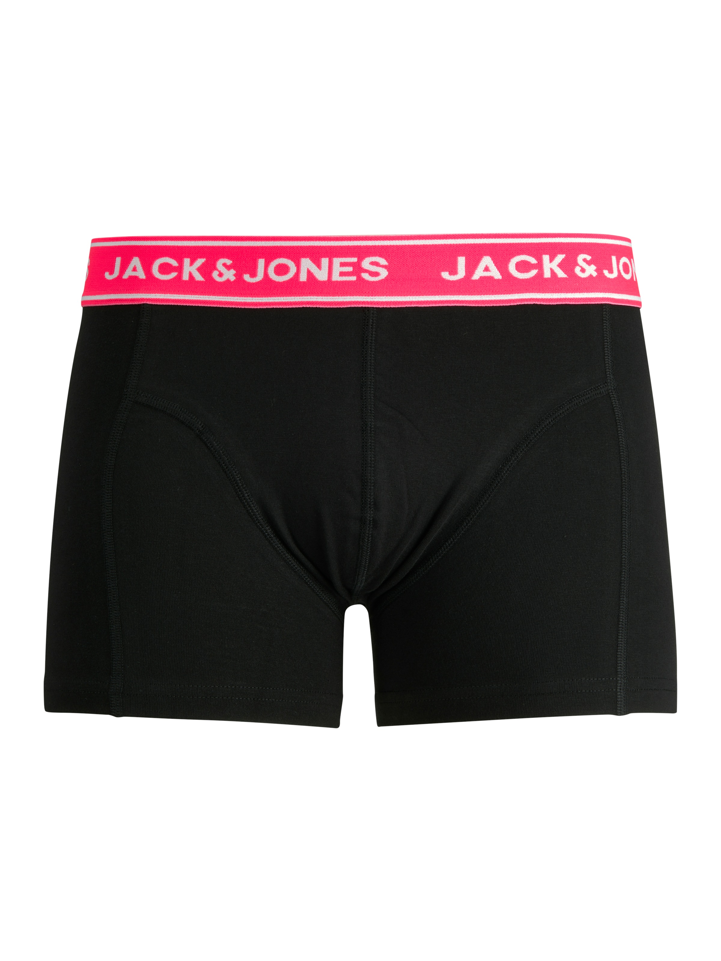 Jack & Jones Trunk »JACCRISP im 6er Pack mit Logobund und Stretchkomfort«, 6 Stk. unifarben mit Farbeinsatz, modisch, eng anliegend, Baumwollmischung