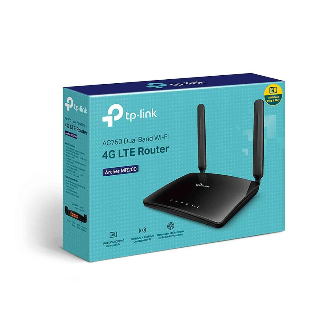 TP-Link WLAN-Router »TP-Link Archer MR200, Dualband 4G/LTE«