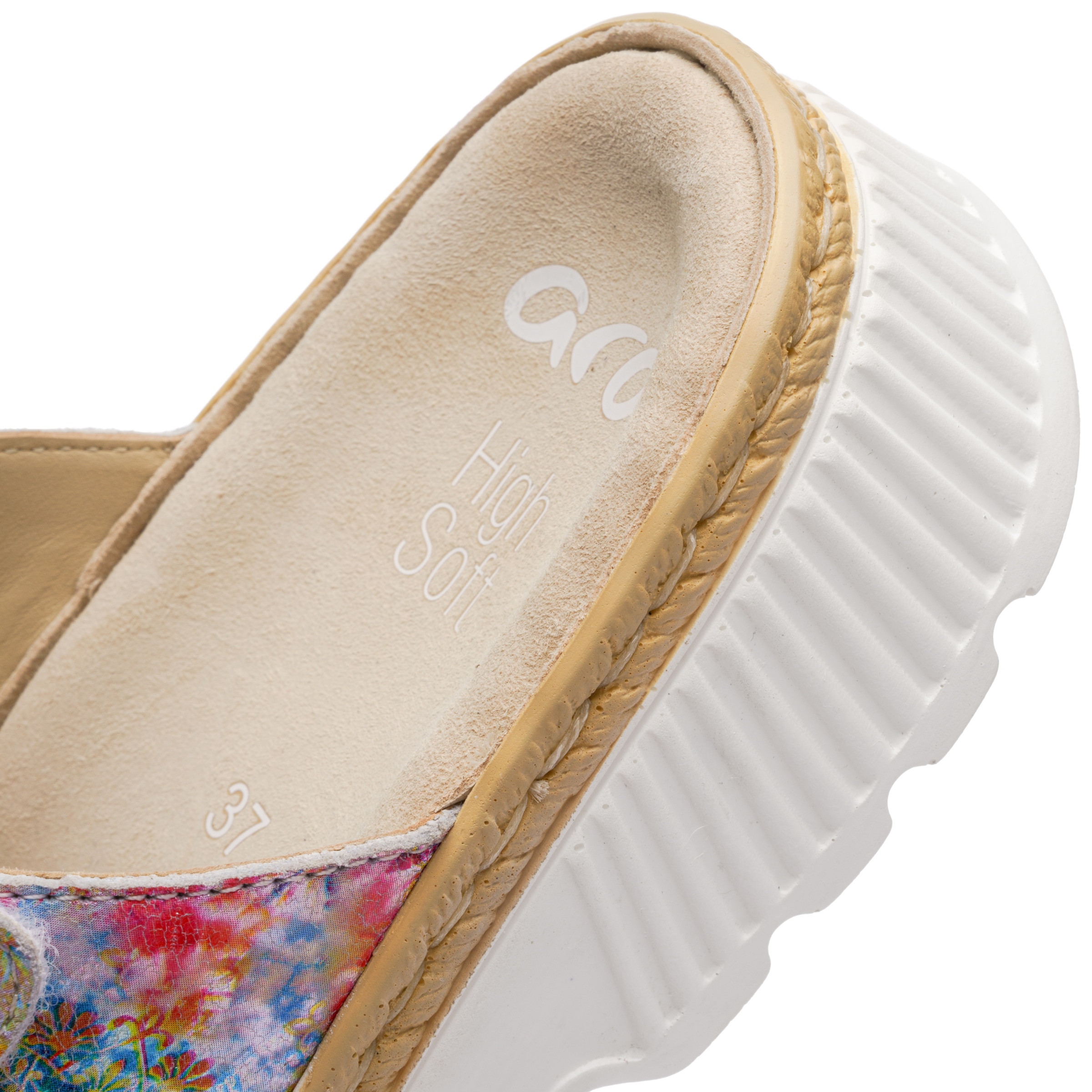 Ara Pantolette »CAPRI«  , Plateau, Sandale, Sommerschuh in Weite G (= weit)