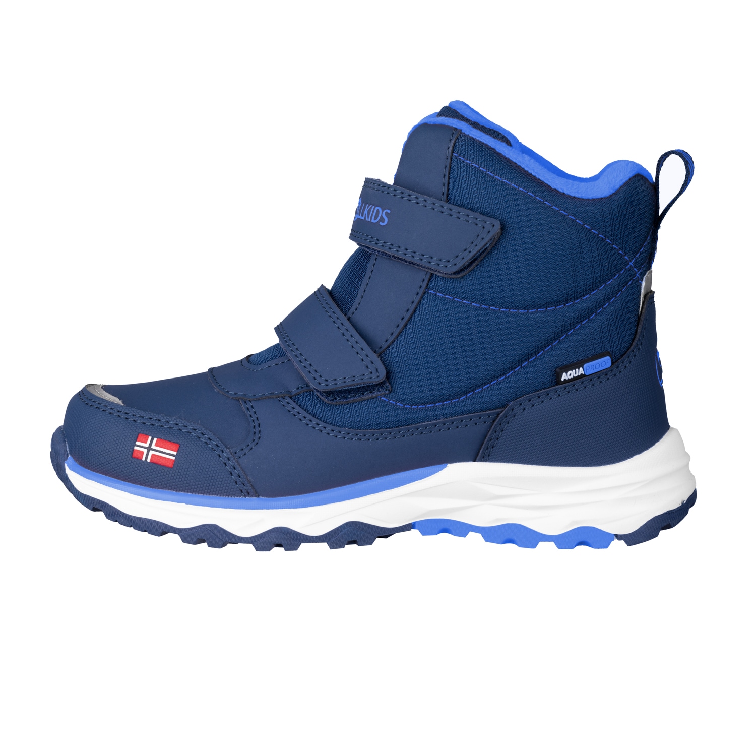 Trollkids Mädchen Winterstiefel »KIDS HAFJELL WINTER BOOTS« wasserdicht in blau, Größe 28