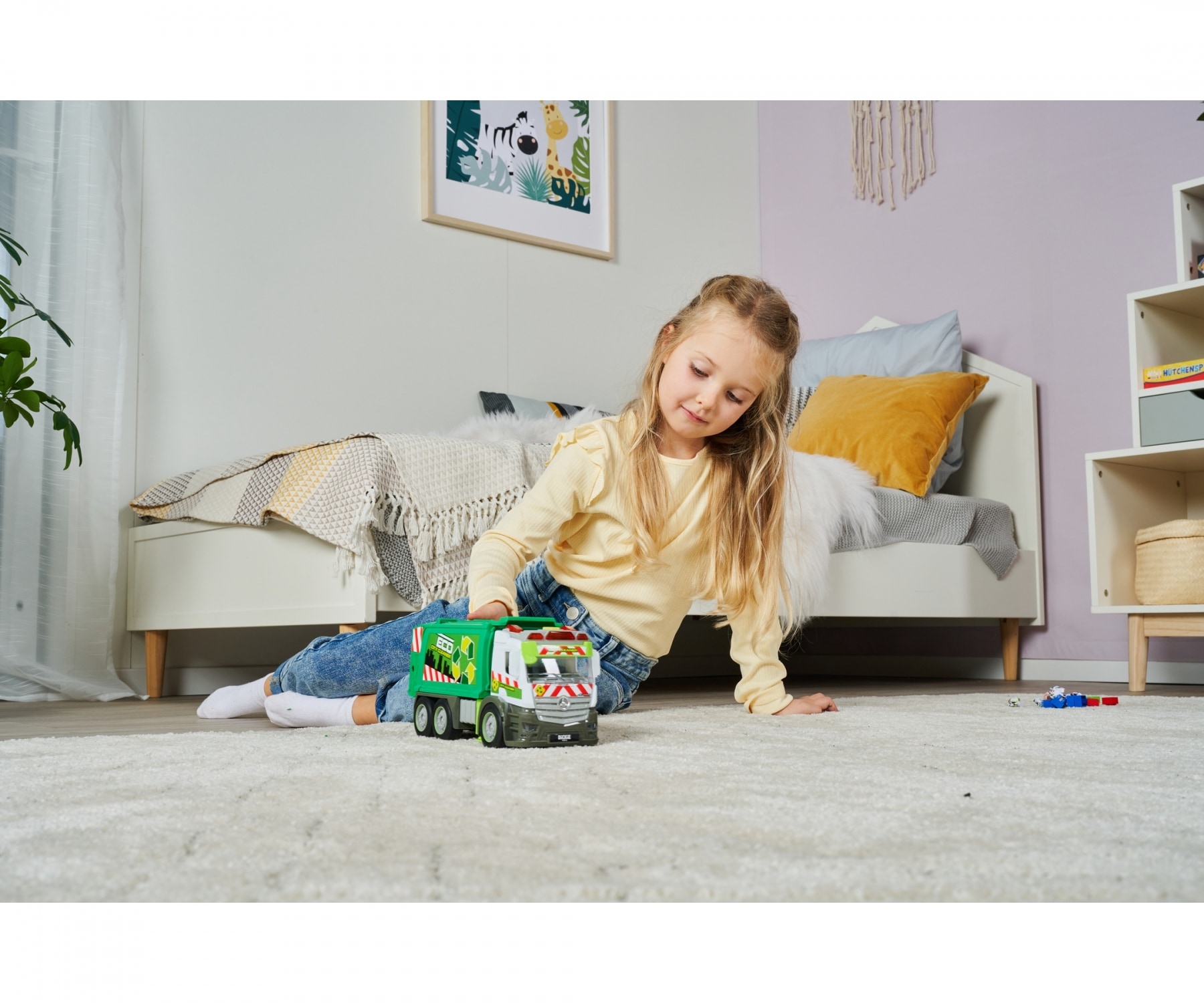 Dickie Toys Spielzeug-Müllwagen »Action Truck Müllauto« mit Licht und Sound