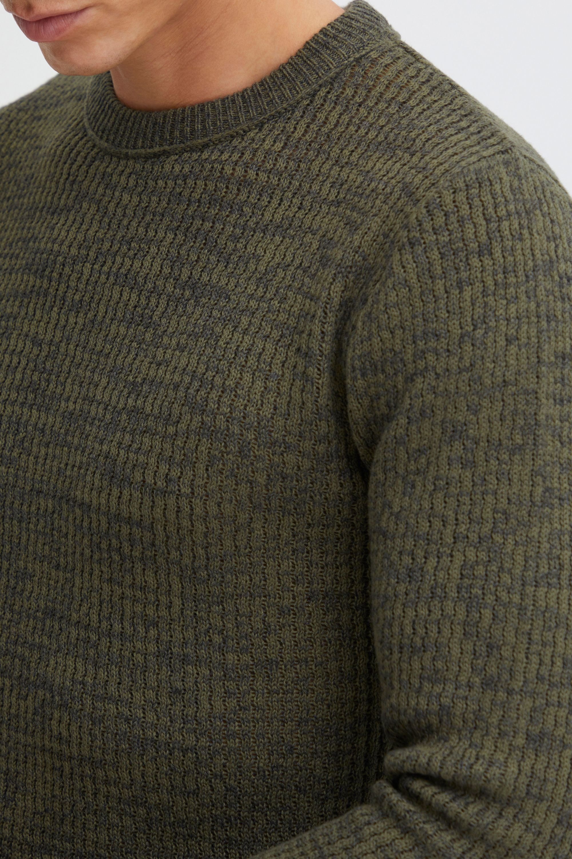 Indicode Strickfleece-Pullover »Strickpullover IDValerio«