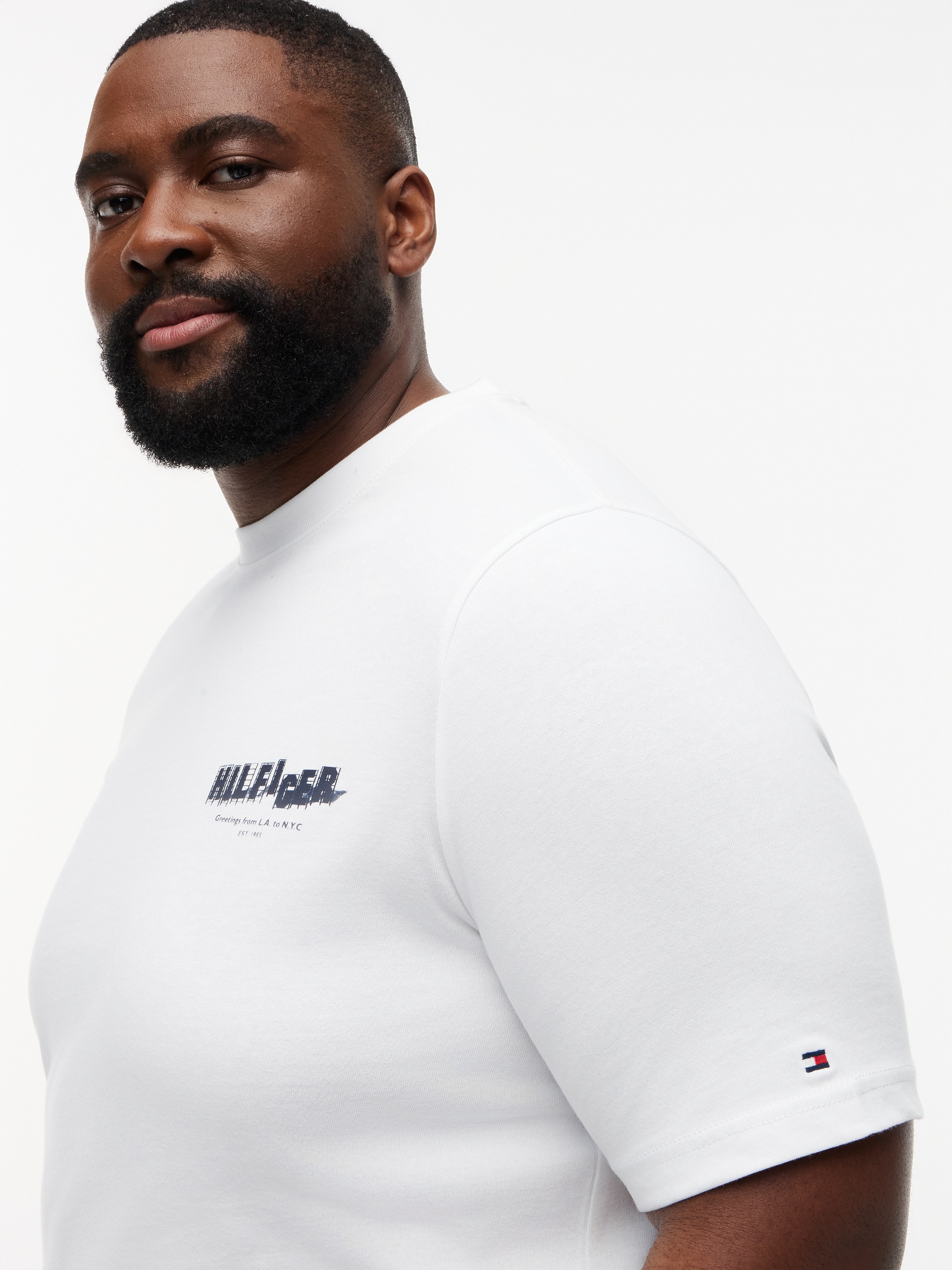 Tommy Hilfiger Big & Tall T-Shirt »BT-PHOTO PRINT HILFIGER« mit großem Rückenprint