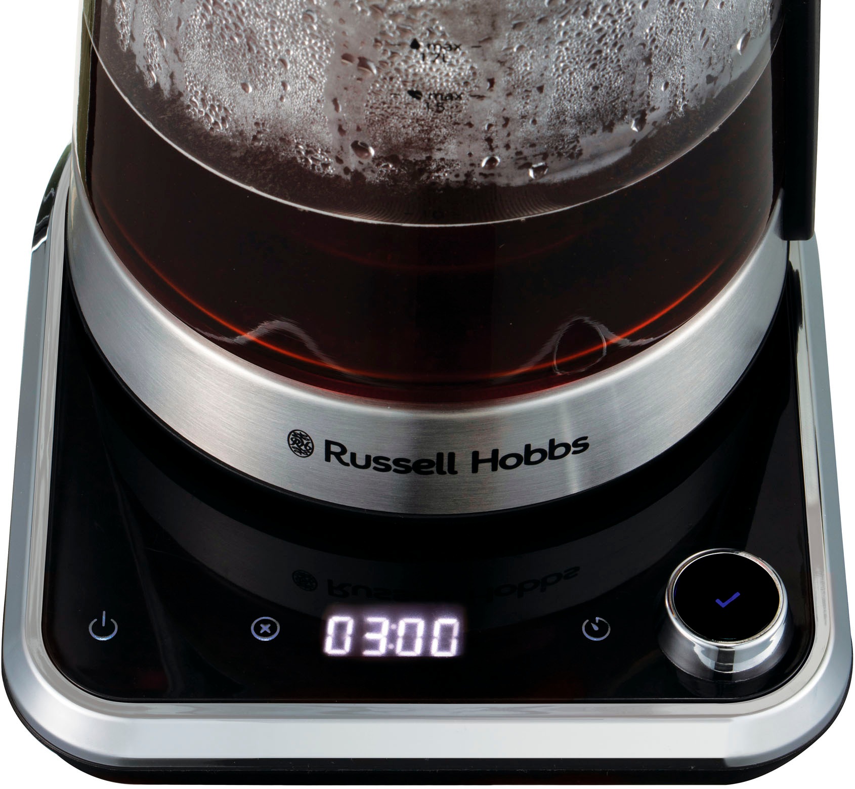 RUSSELL HOBBS Wasser-/Teekocher »Attentiv 26200-70«, 2400 W, mit Temperatureinstellung