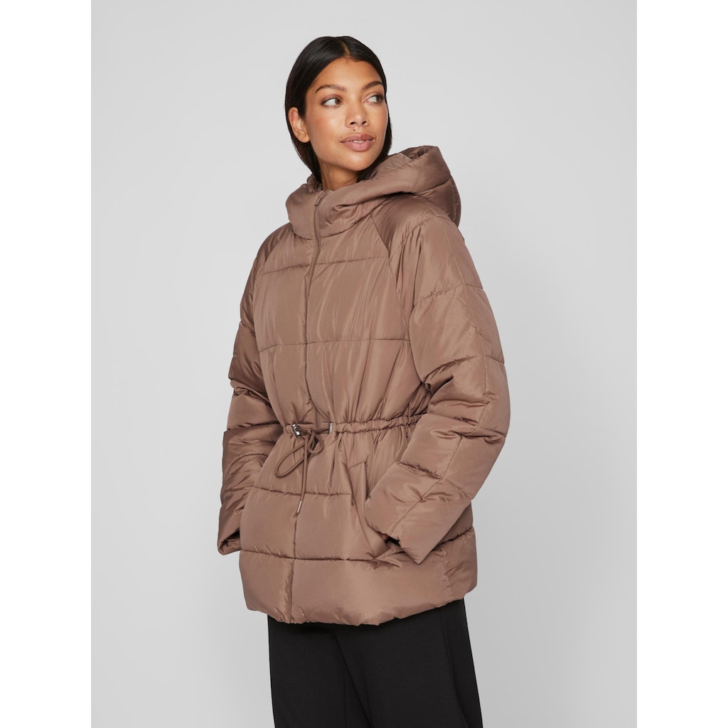 Vila Steppjacke »VILEANA PADDED L/S SHORT JACKET - NOOS«, mit Kapuze