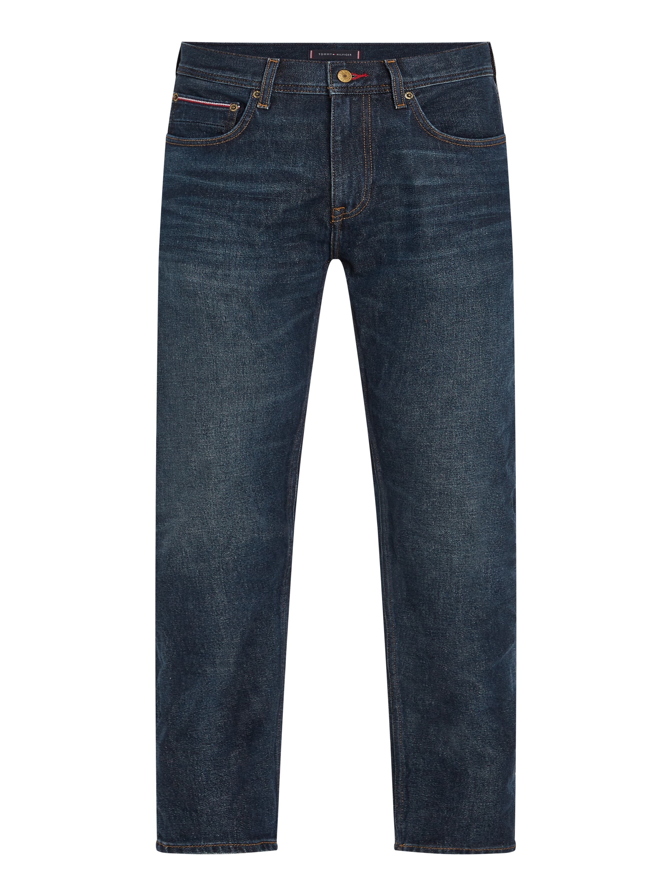 Tommy Hilfiger Straight-Jeans »STRAIGHT DENTON STR CREST INDIGO«