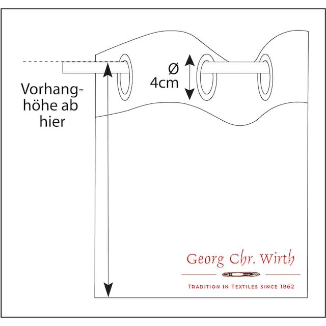 Wirth Vorhang »Torbole«, (1 St.) kaufen online bei OTTO