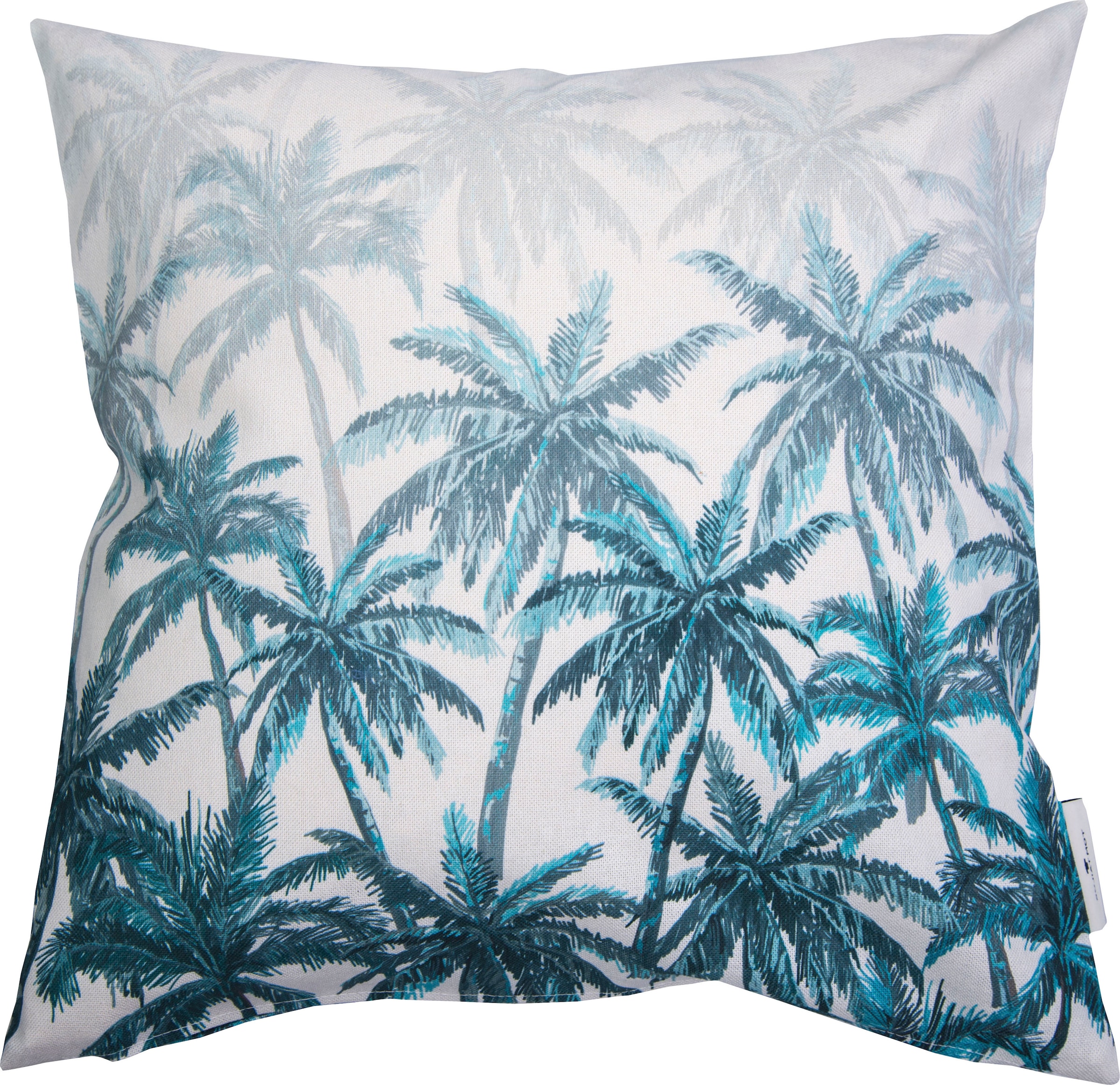 TOM TAILOR HOME Dekokissen »Blurred Palm Forest«, mit Palmenmotiven, Kissenhülle  ohne Füllung, 1 Stück im OTTO-Shop