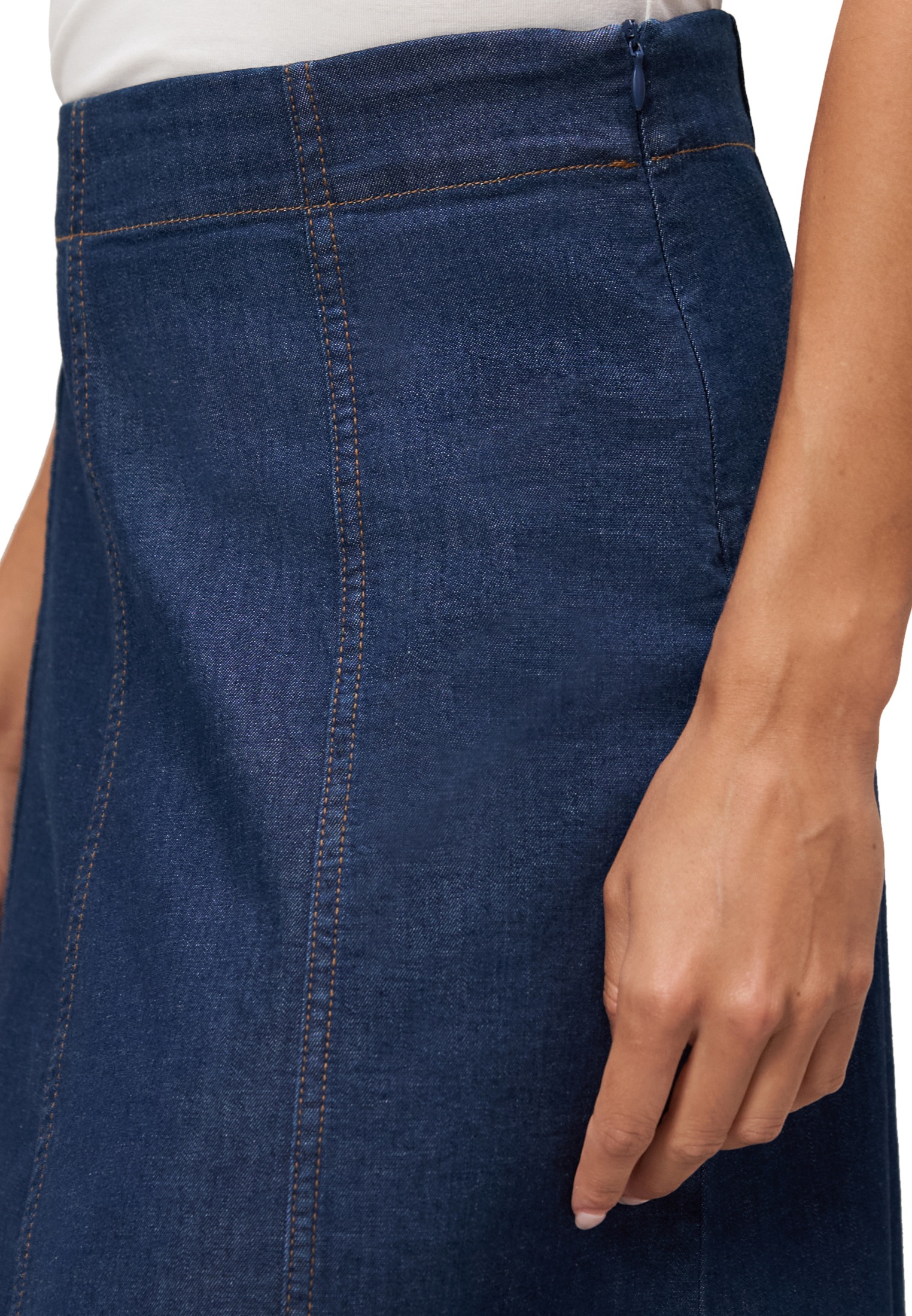 Zero Maxirock »Maxi-Jeansrock ausgestellt«