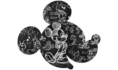 Komar Vliestapete »Mickey Head Illustration«, bedruckt-Comic-Retro, 127 x 127 cm... kaufen