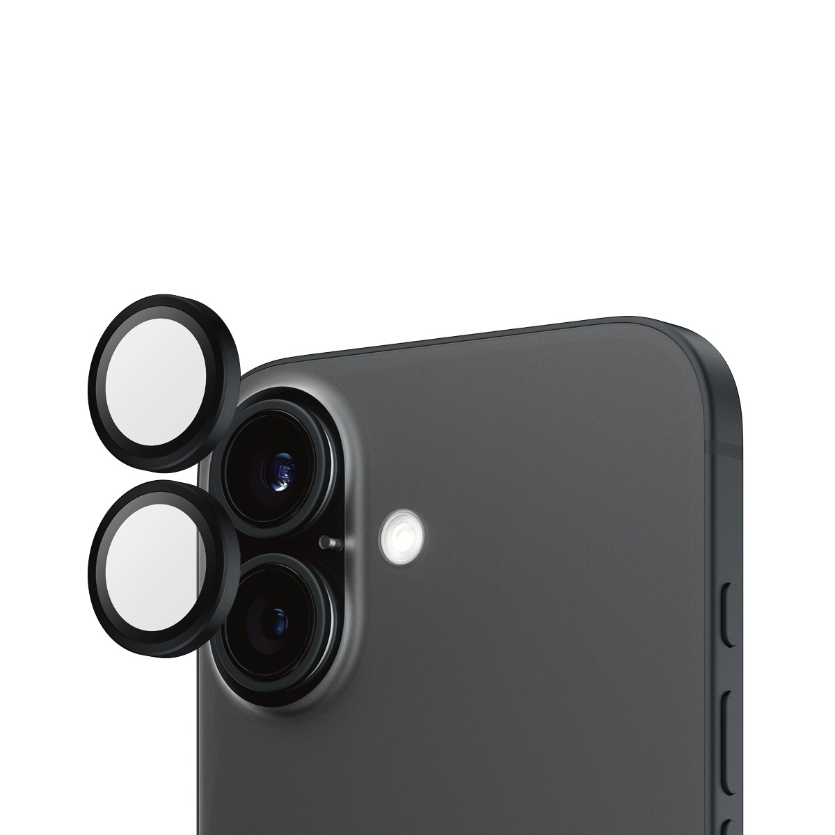 PanzerGlass Kameraschutzglas »Hoops Camera Lens Protection«, für Apple iPhone 16-Apple iPhone 16 Plus, (2 St.), Lens Cover, Schutzfolie, Schutzglas, kratz- & stoßfest