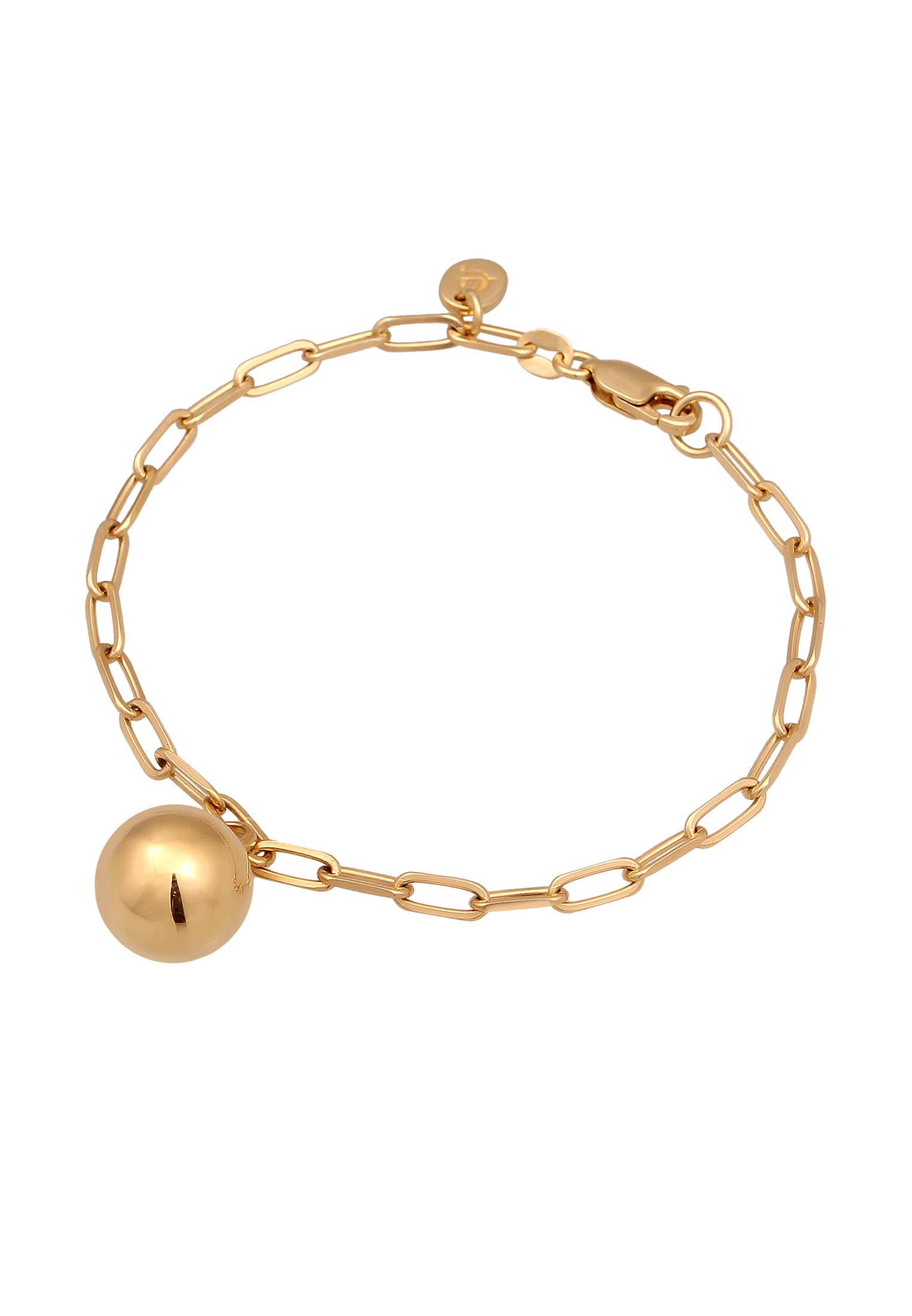 Elli Premium Armkette »Armband Kugel Gliederkette 925 Sterling Silver«