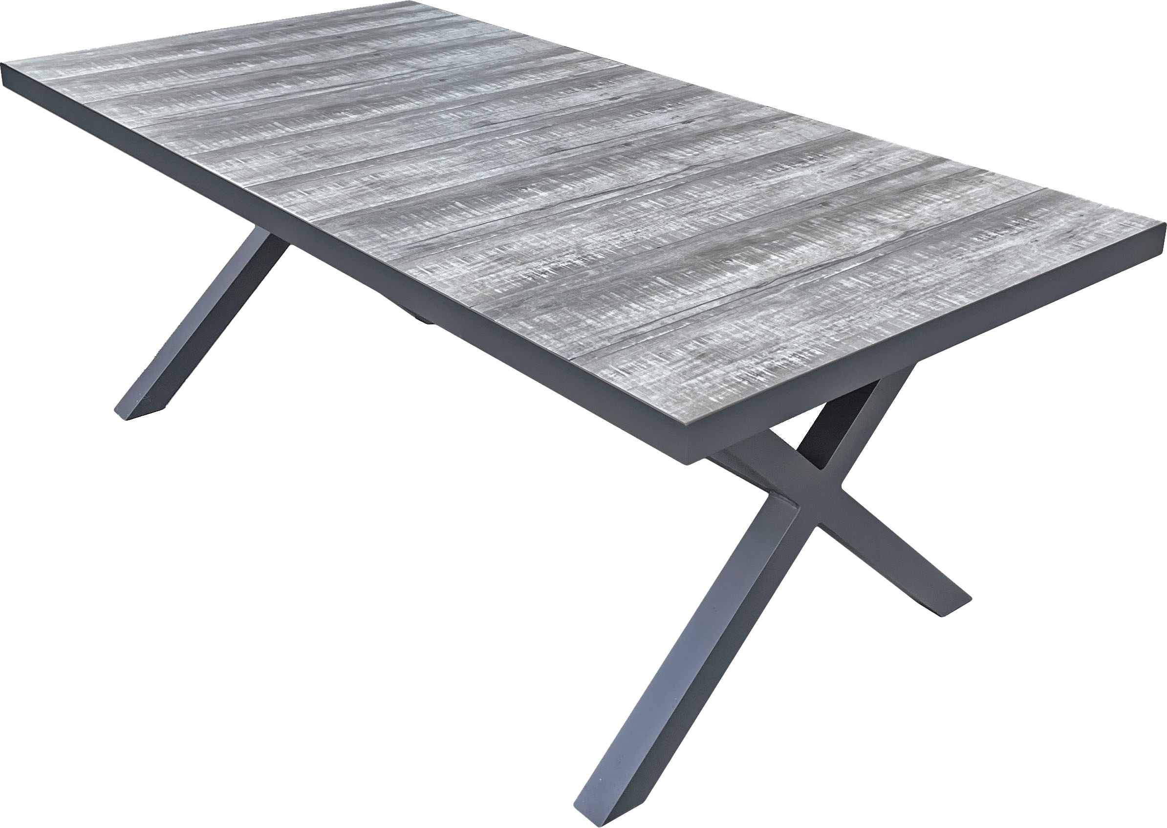 Garden Pleasure Garten-Essgruppe », Tischgruppe »RANA Set 08«« Set, 5 Stk. tlg. 4 Stühle (stapelbar), Tisch LxB: 202x100 cm