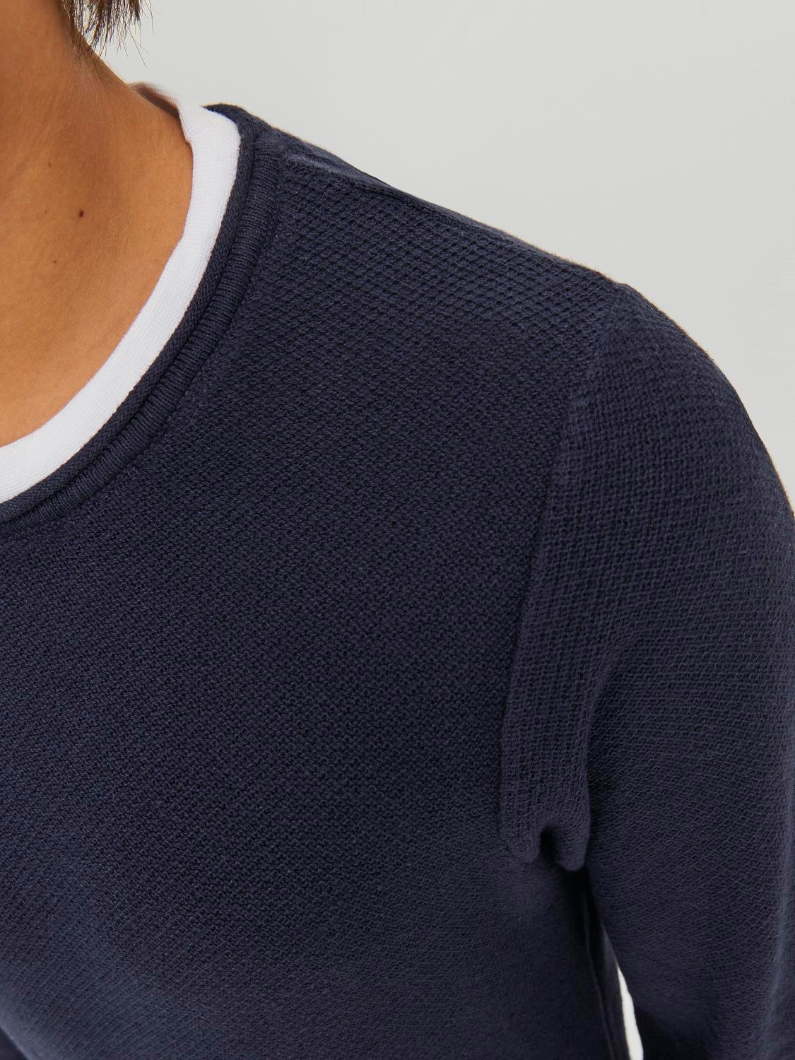 Jack & Jones Junior Strickpullover »JORTWINN KNIT CREW NECK JNR«