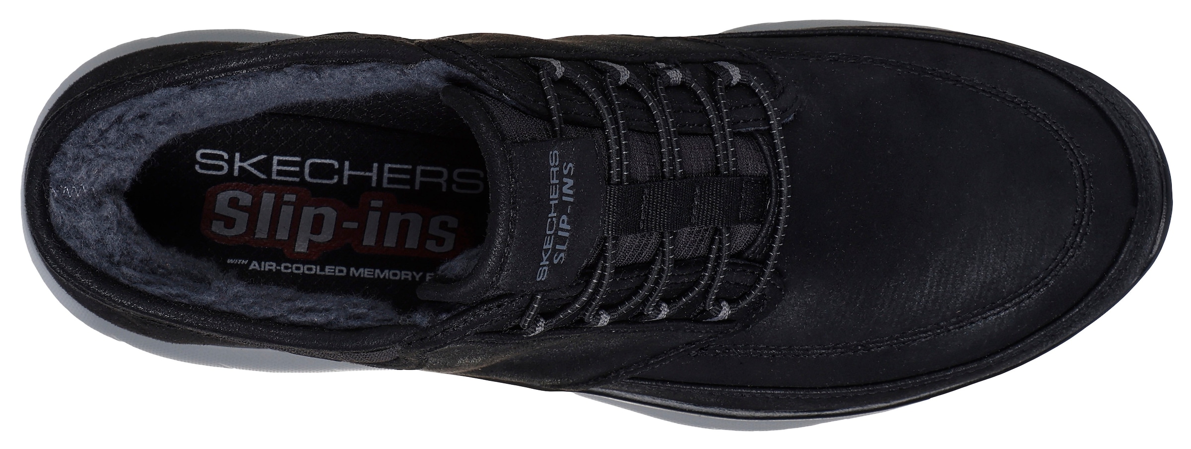Skechers Slip-On Sneaker »SUMMITS«, Schnürboots, Mid Cut Sneaker mit Hands Free Slip-Ins™