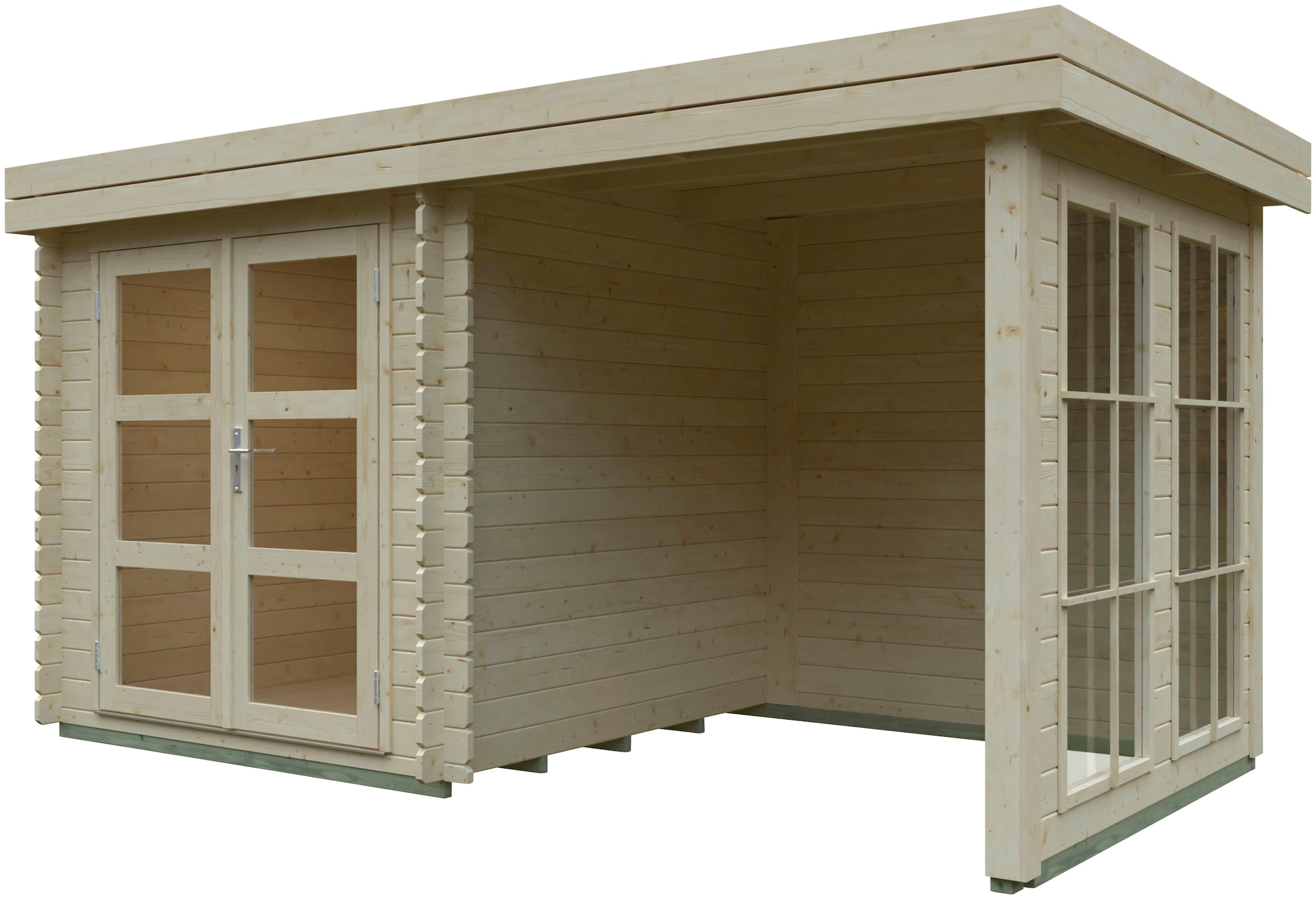 Kiehn-Holz Gartenhaus »Acrux 2«, (Set, Acrux 2), inkl. Fussboden im Haus