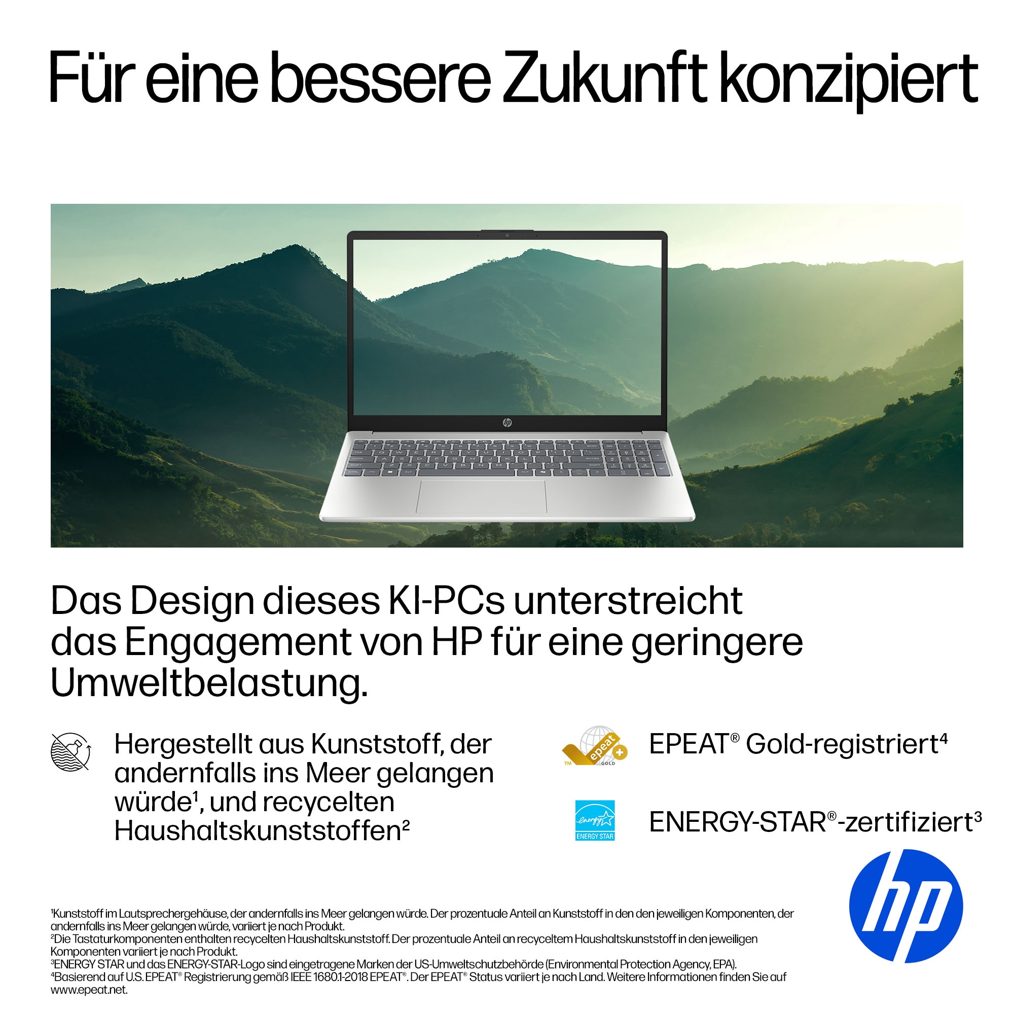 HP Notebook »15-fd0220ngx« 39,6 cm / 15,6 ″ Intel N-Reihe Intel Graphics 128 GB UFS Festplatte