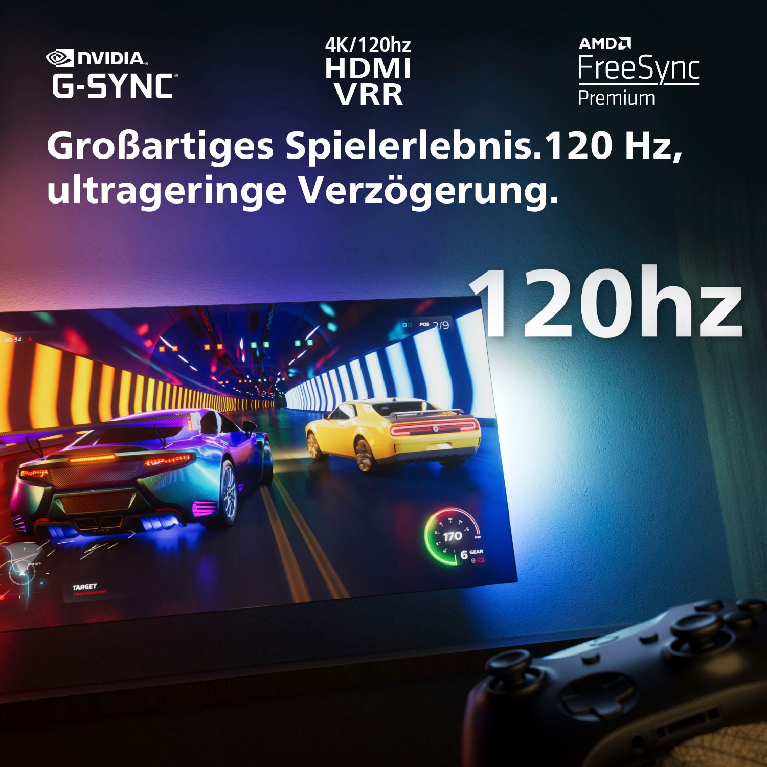 Philips OLED-Fernseher »65OLED808/12«, 4K Ultra HD, Android TV-Google TV-Smart-TV