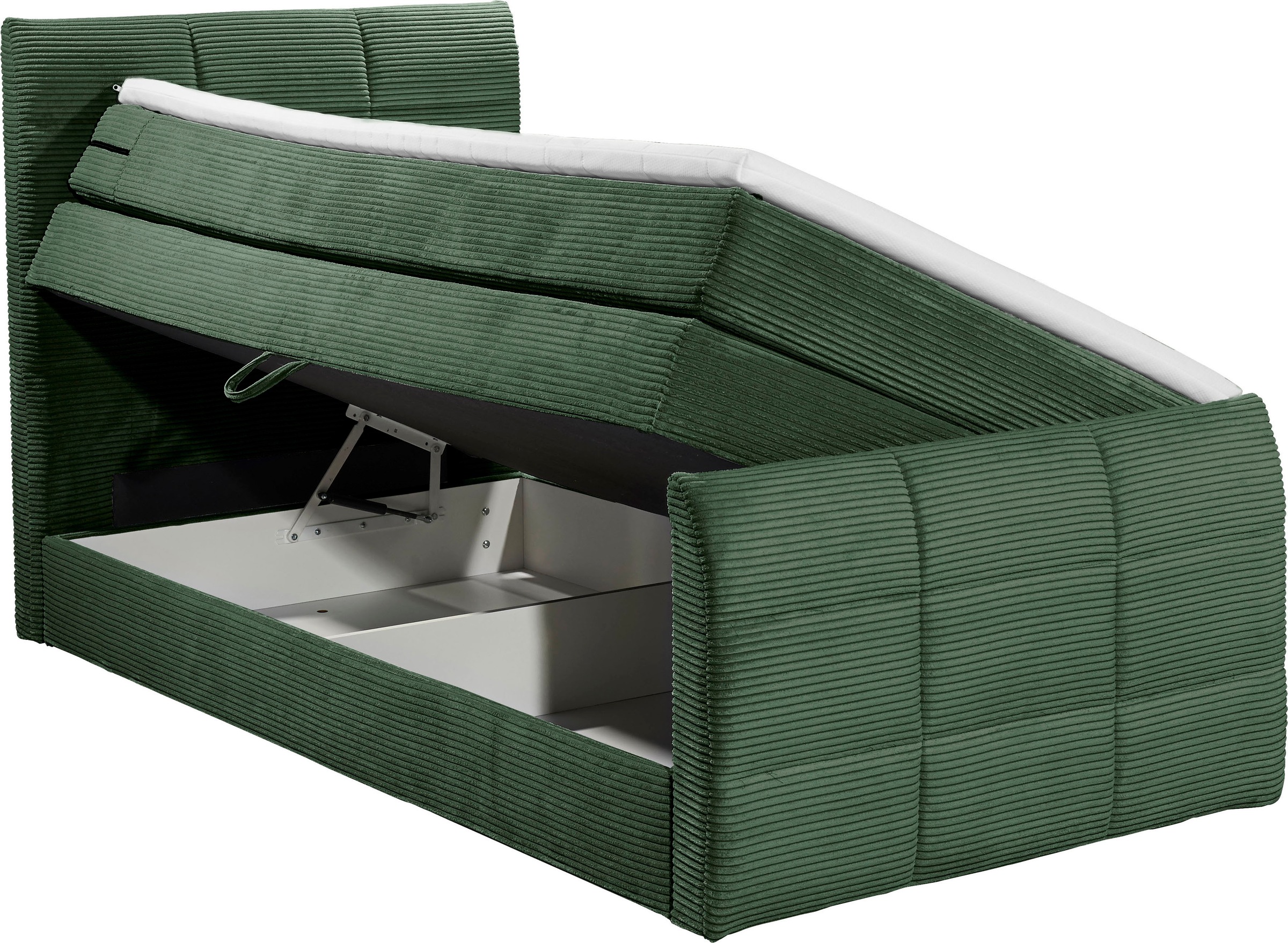 ED EXCITING DESIGN Boxspringbett »Bolivia« harte Seite mit Kokosmatte, weiche Seite mit Filzabdeckung