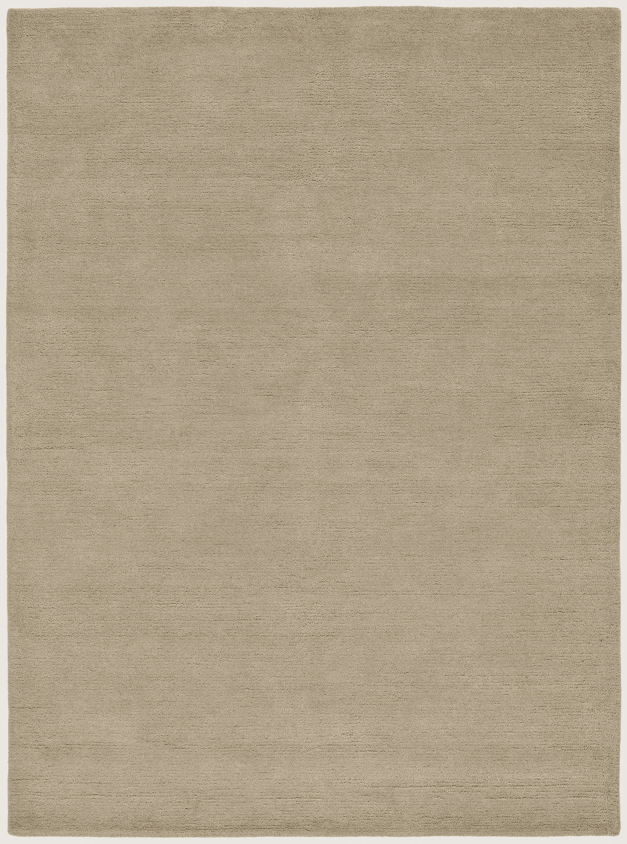 my home Wollteppich »Gabbo Natur, Handgefertigt, Teppich, reine Wolle, meliert« rechteckig 14 mm Höhe reine Wolle, Uni, Wohnzimmer, Schlafzimmer, Esszimmer