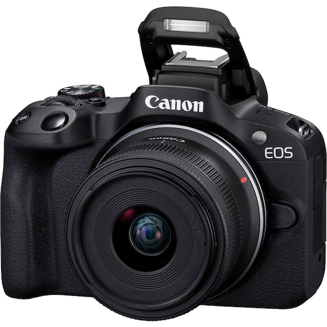 Canon Systemkamera »EOS R50 + RF-S 18-45mm F4.5-6.3 IS STM Kit«, RF-S 18-45mm  F4.5-6.3 IS STM, 24,2 MP, Bluetooth-WLAN, inkl. RF-S Objektiv 18-45 IS  kaufen bei OTTO