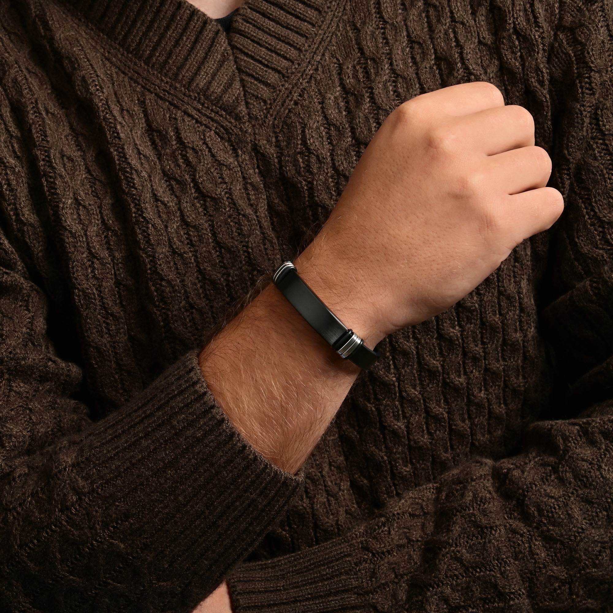 Adelia´s Armband »Unisex Armband aus Leder 21 cm«