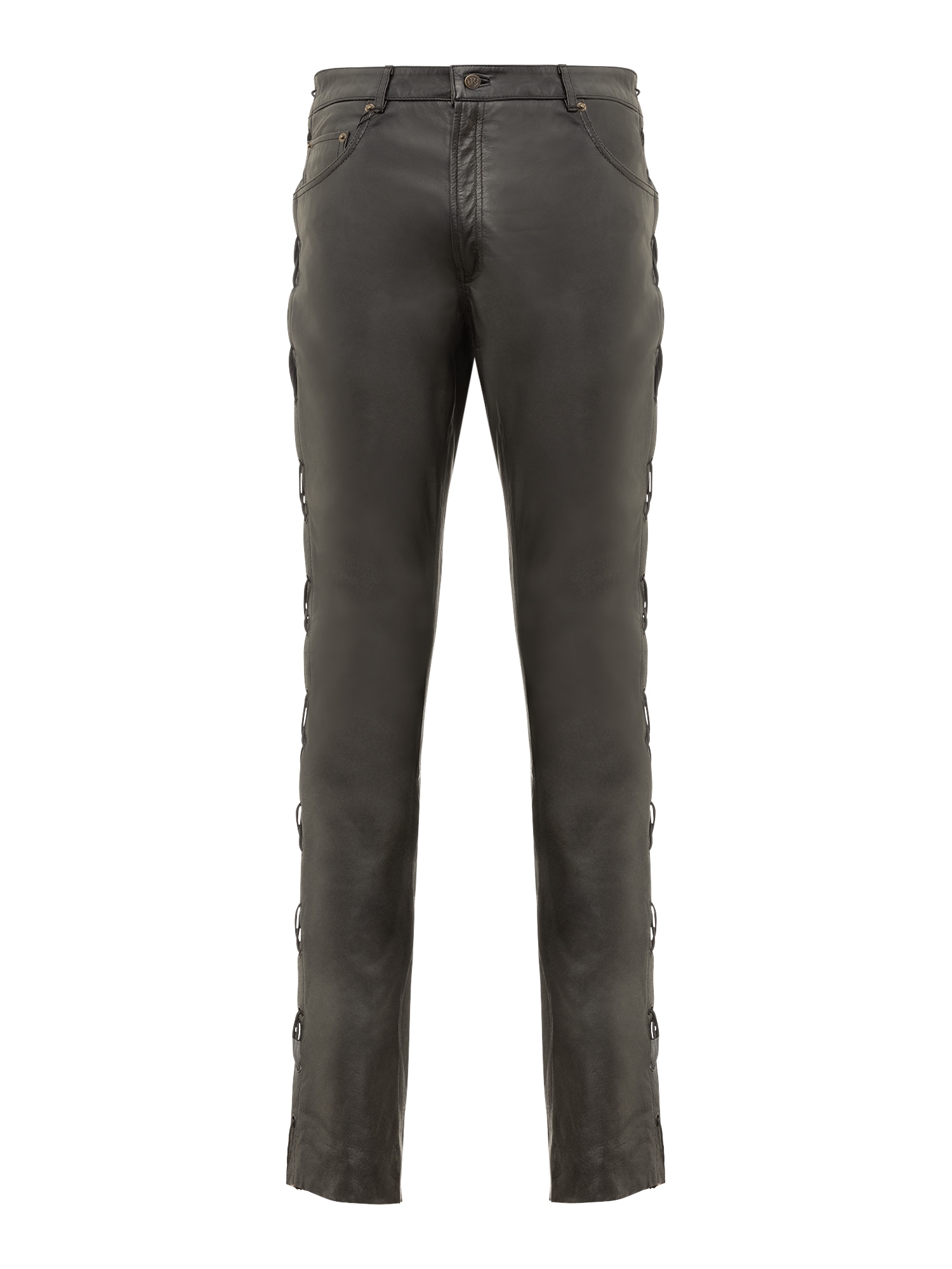 RICANO Lederhose »Lederhose S/L Jeans 01 (Büffel Nappa - geschnürt)«  Handgefertigt aus echtem Leder