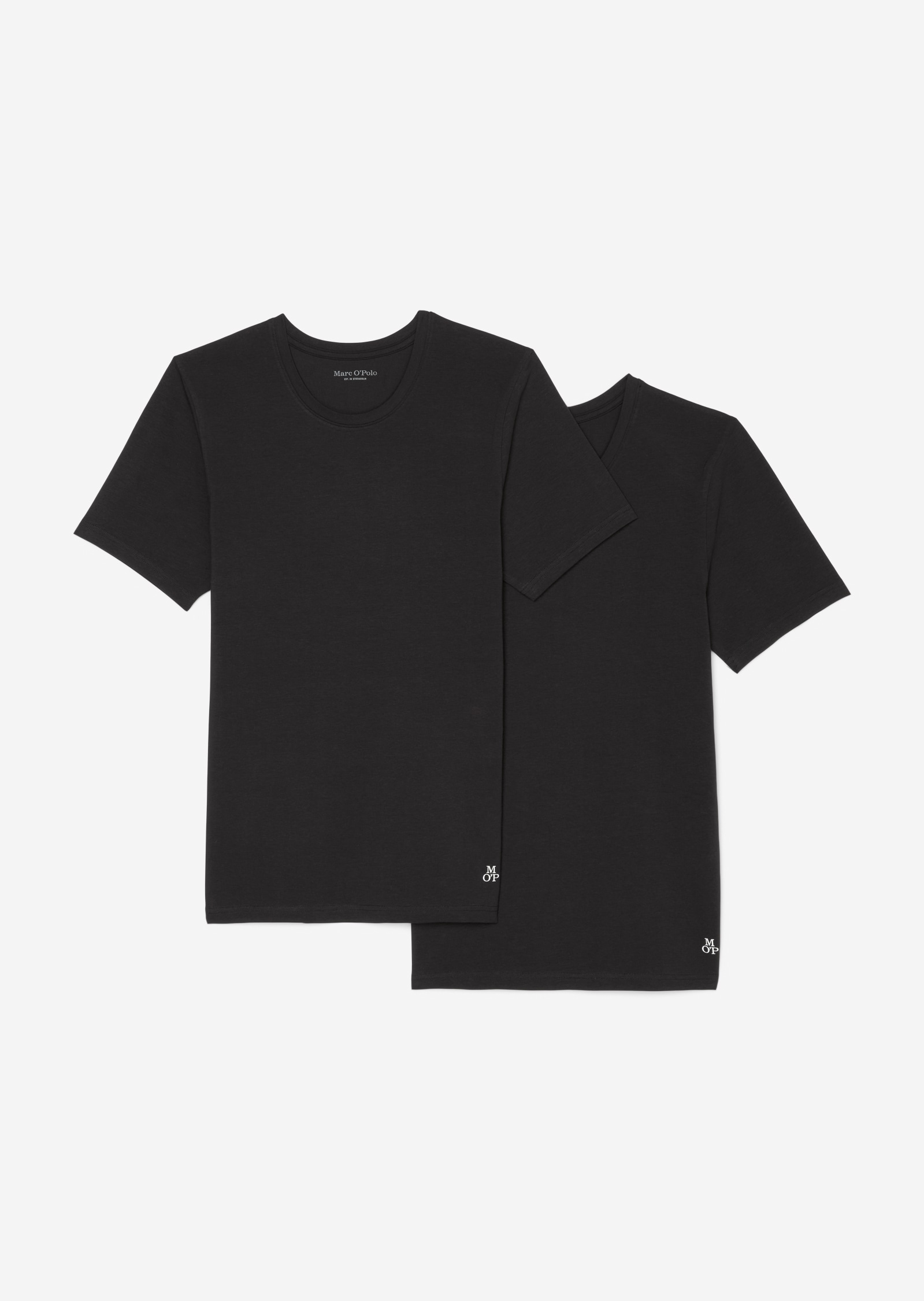 Marc O'Polo Unterziehshirt »Essentials« 2er Pack,  mit Rundhalsausschnitt und kurzem Arm