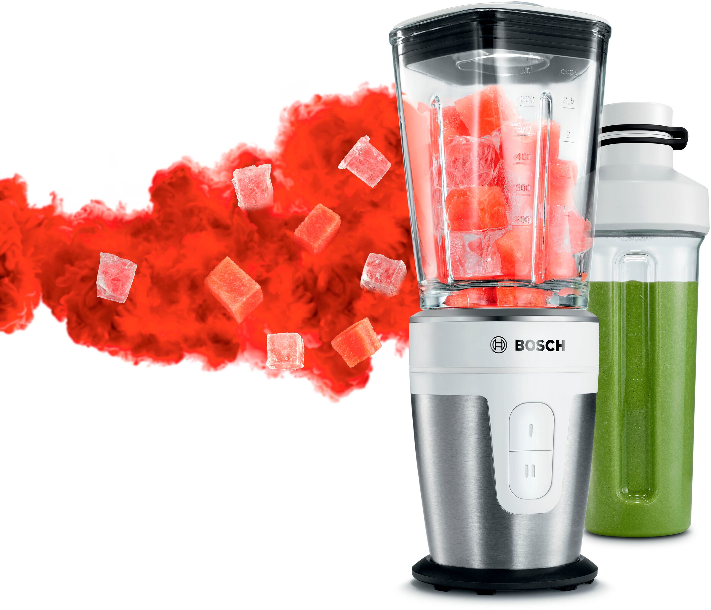 BOSCH Standmixer »VitaStyle Mixx2Go MMBM7G2M«, 350 W, mit ThermoSafe Glasbehälter (600 ml)