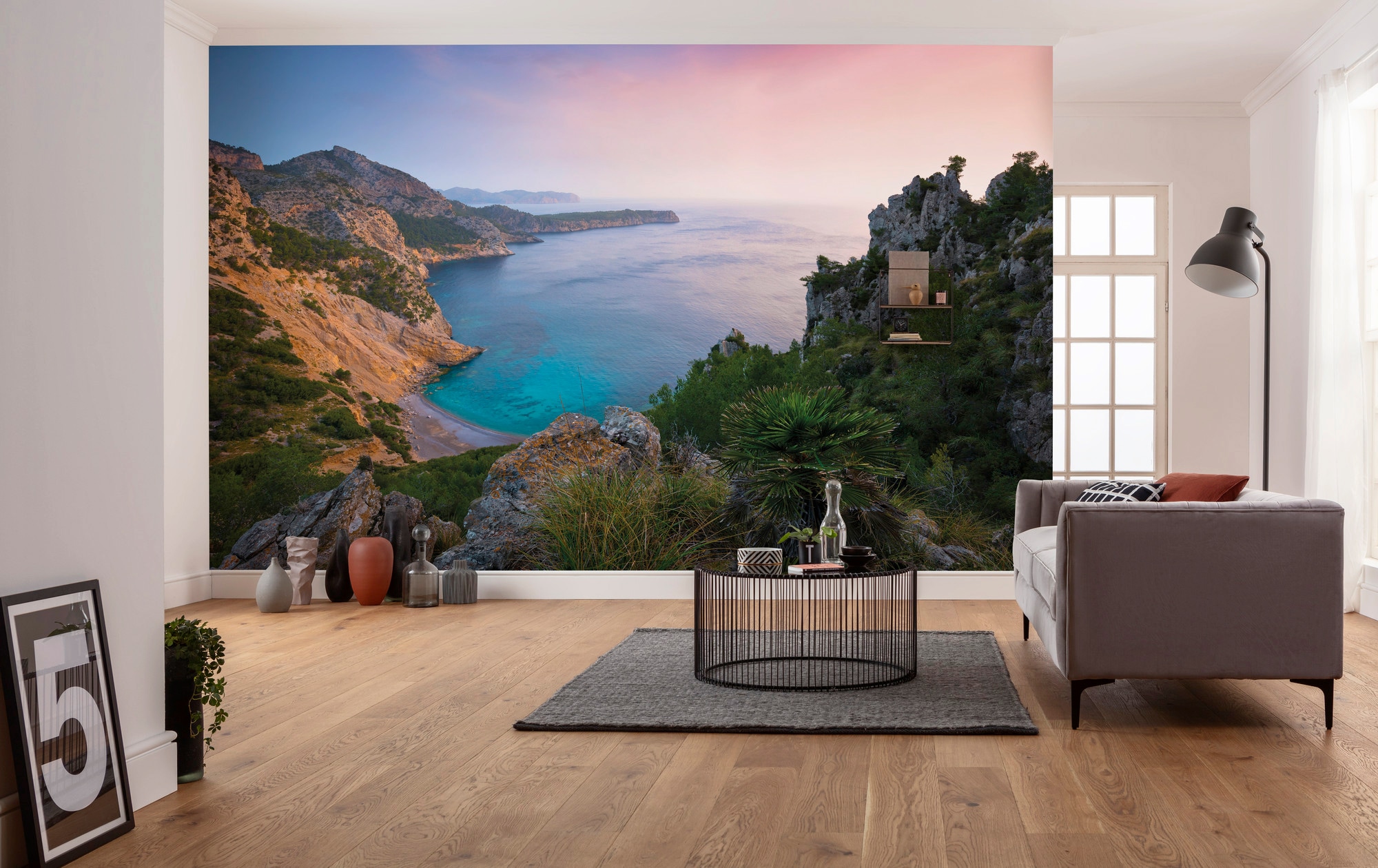 Komar Vliestapete »Digitaldruck Vlies -  Emerald Cove - Größe 400 x 250 cm« bedruckt glatt Wohnzimmer, Schlafzimmer