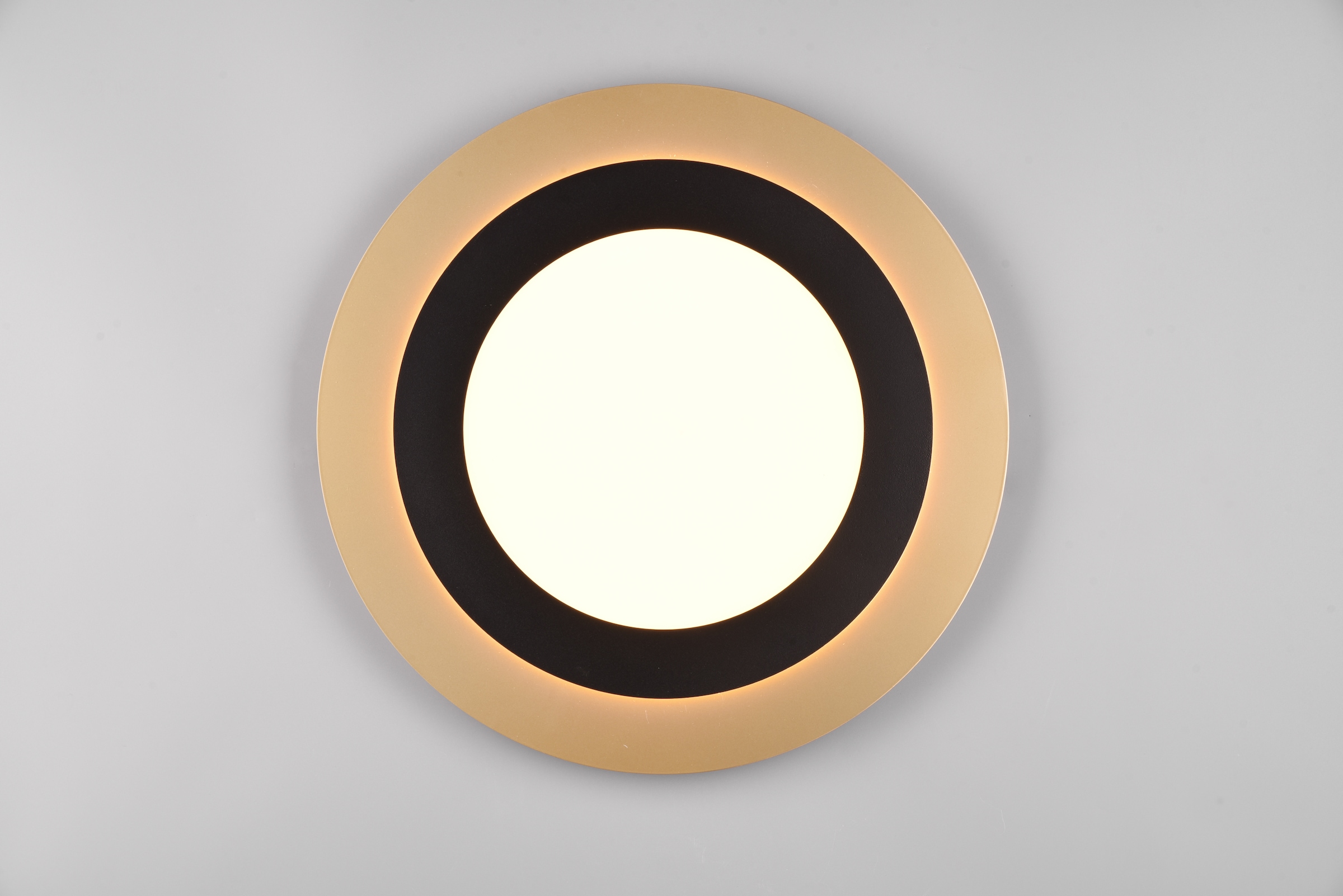 TRIO Leuchten LED Deckenleuchte »MORGAN, runde Deckenlampe Ø 45cm, dimmbar, CCT, Memoryfunktion, Timer« LED-Board 1 Stk. warmweiß - kaltweiß Nachtlicht, 42W 5600 Lumen, 2700-6500 Kelvin, inkl Fernbedienung