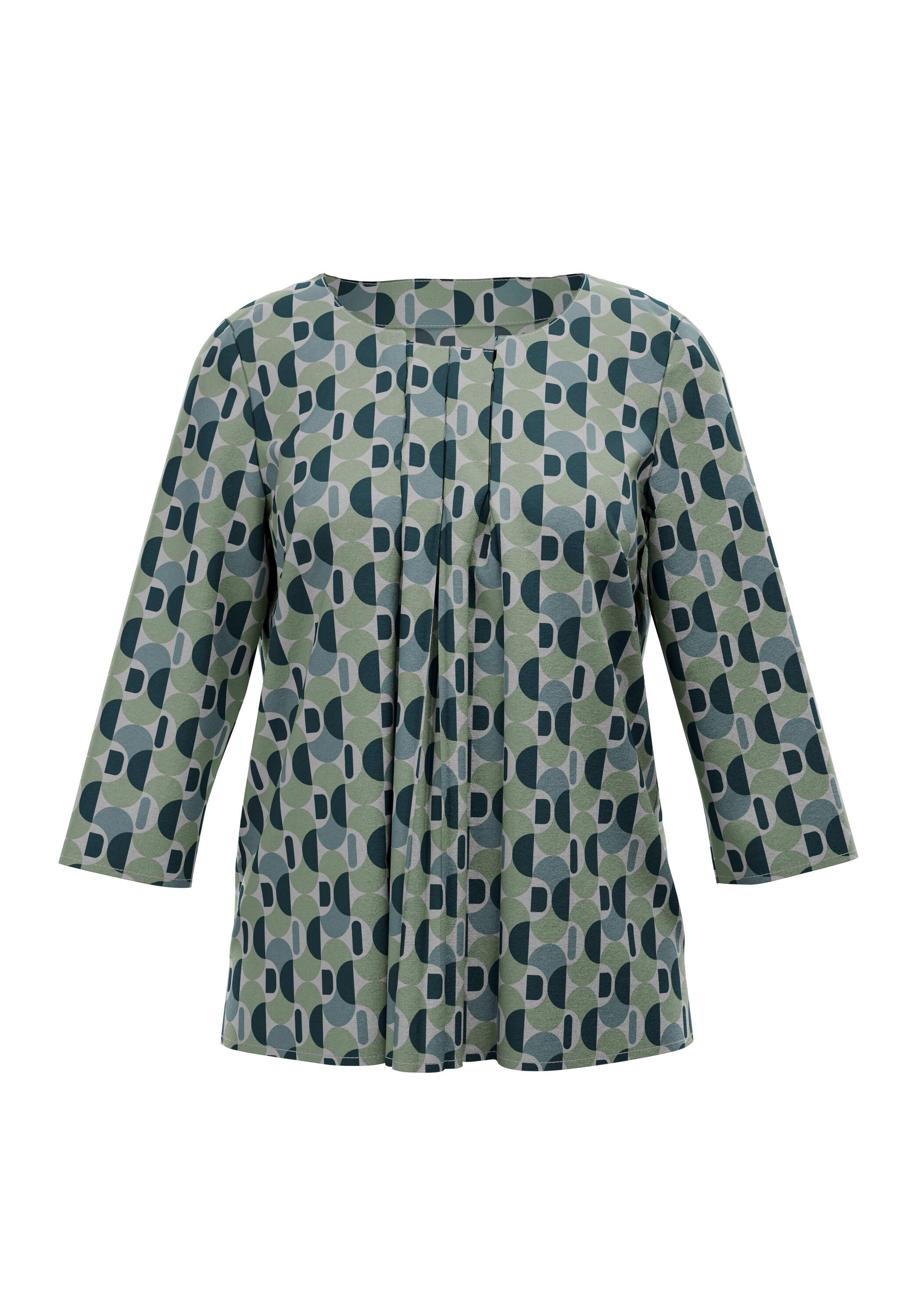 creation L Klassische Bluse »Druck-Bluse Druckbluse«