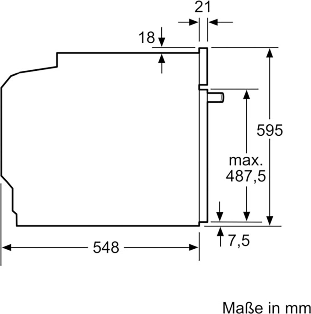 NEFF Einbaubackofen N 90 »B64FT33N0«, mit Teleskopauszug nachrüstbar, EasyClean®, voll versenkbare Ofentür dank Slide & Hide