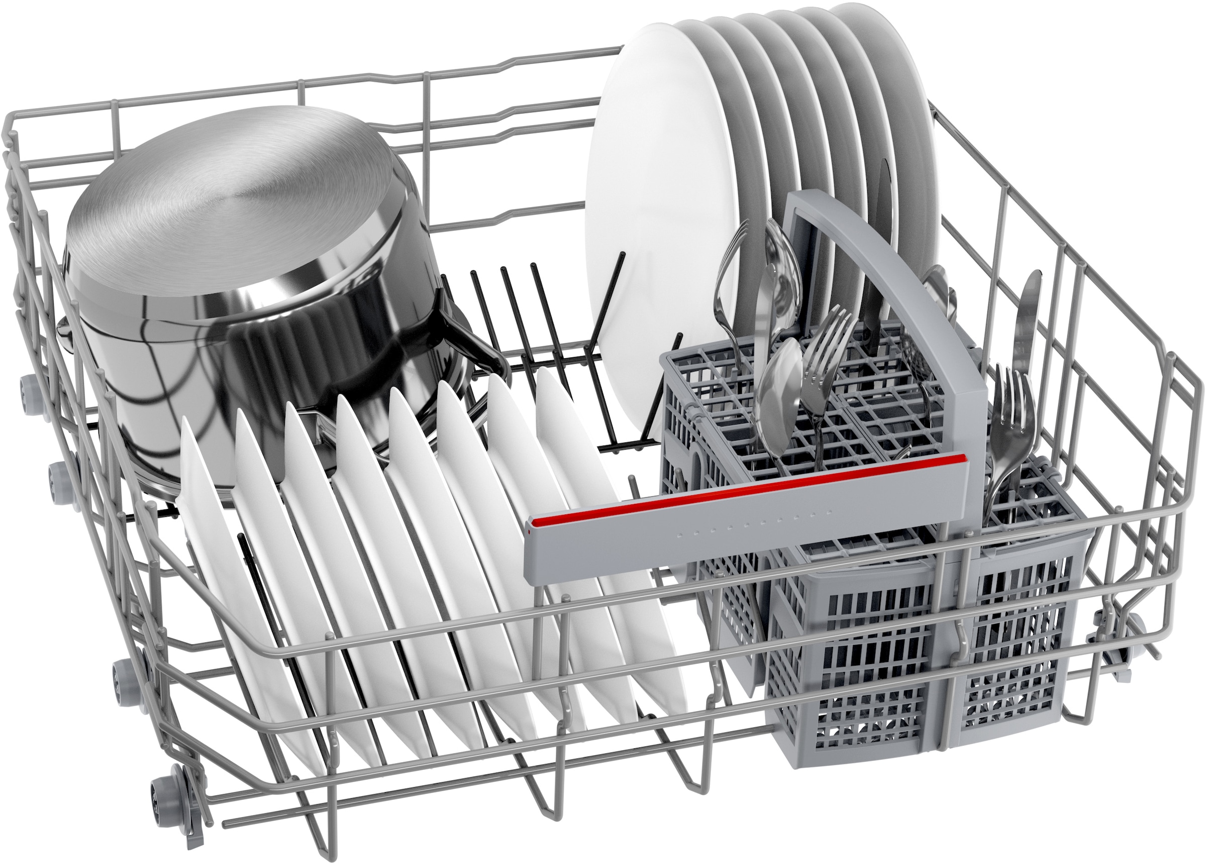 BOSCH teilintegrierbarer Geschirrspüler »SMI6YAS02E«, Serie 6, SMI6YAS02E, 13 Maßgedecke