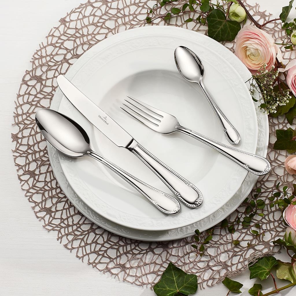 Villeroy & Boch Besteck-Set »Tafelbesteck Mademoiselle silber« rostfrei, spülmaschinengeeignet