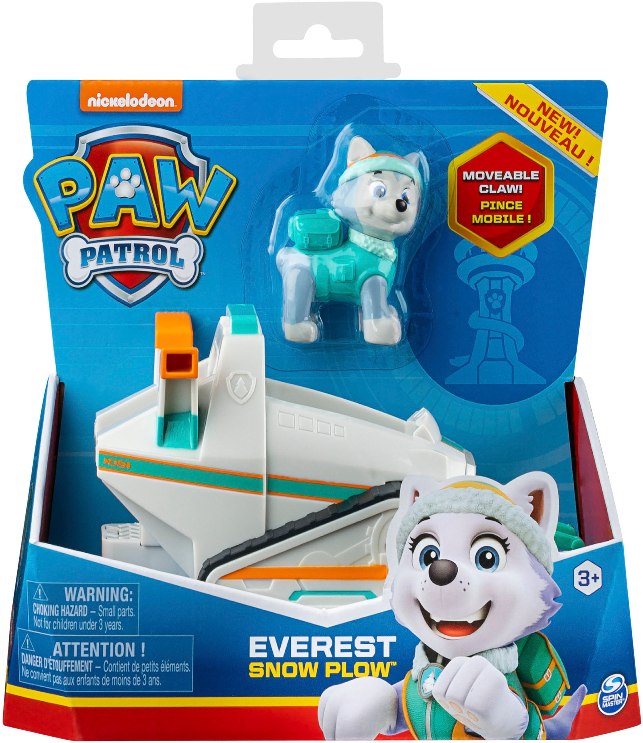 Spin Master Spielzeug-Auto »PAW Patrol, Schneefahrzeug mit Everest-Figur«