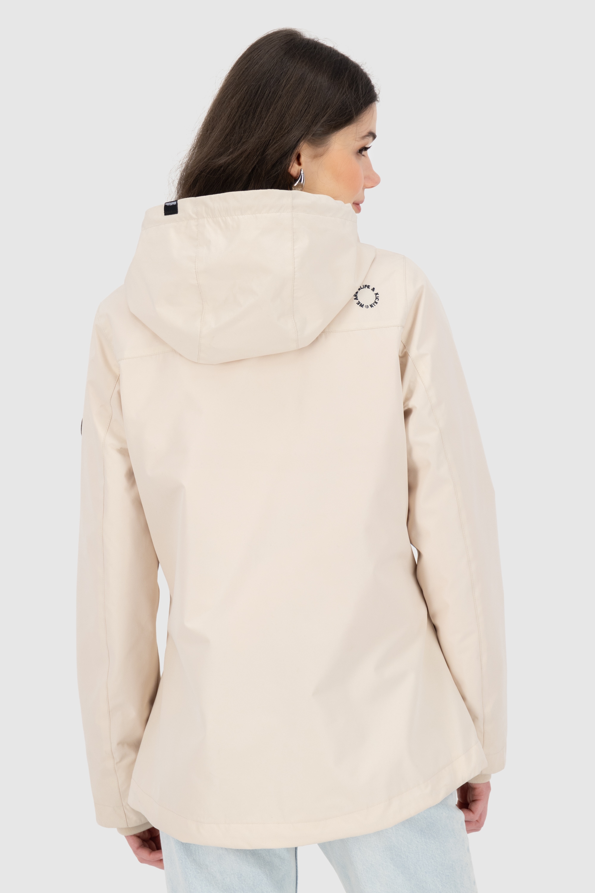 Alife & Kickin Outdoorjacke »LilouAKA« mit Kapuze leichte, taillierte Übergangsjacke mit verstellbarer Kapuze