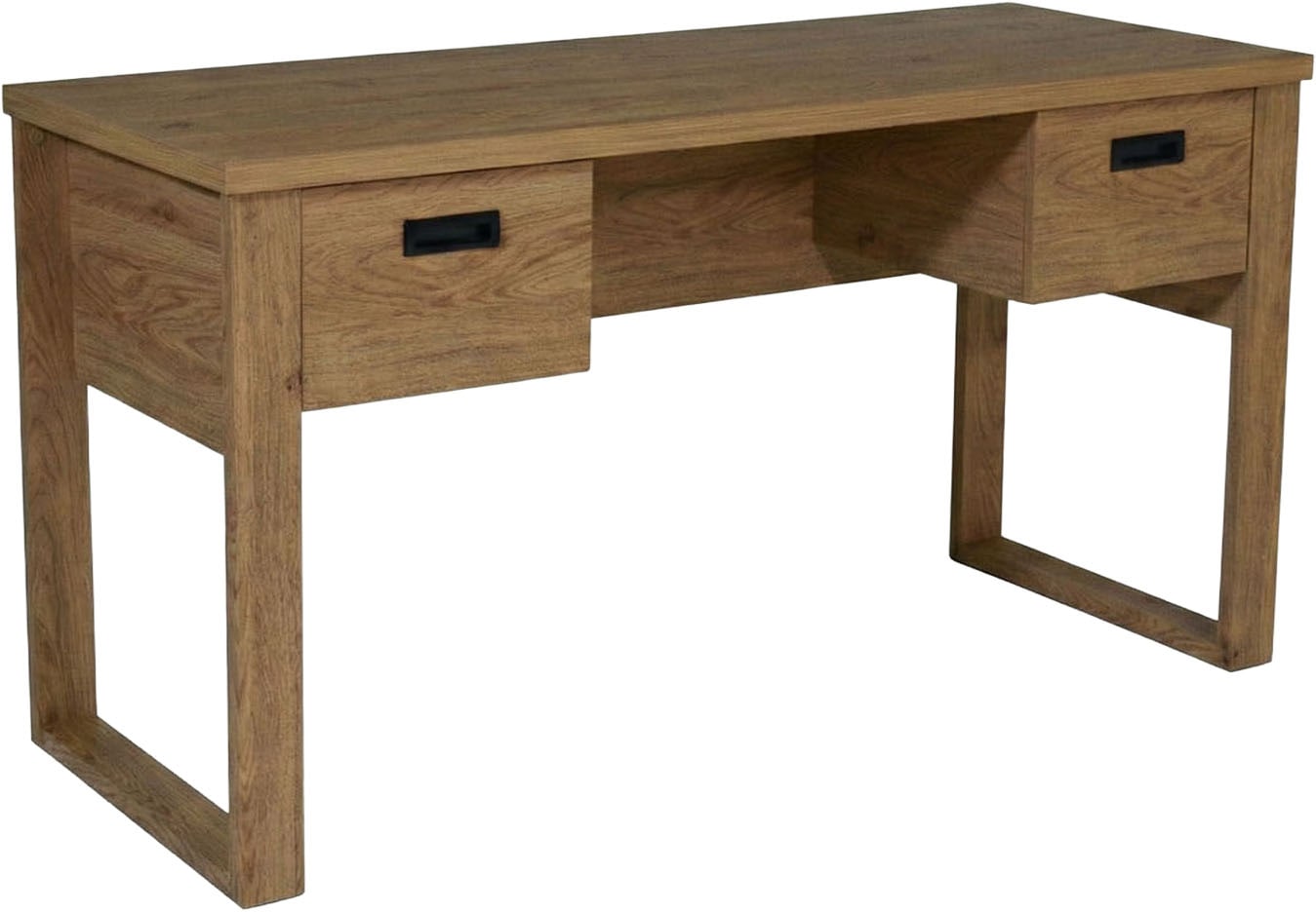 Jahnke Schreibtisch »RIVA D 140« Schreibtisch,Stauraum,2 Türen, Metallgriffe,Eiche-Optik,Breite:140 cm