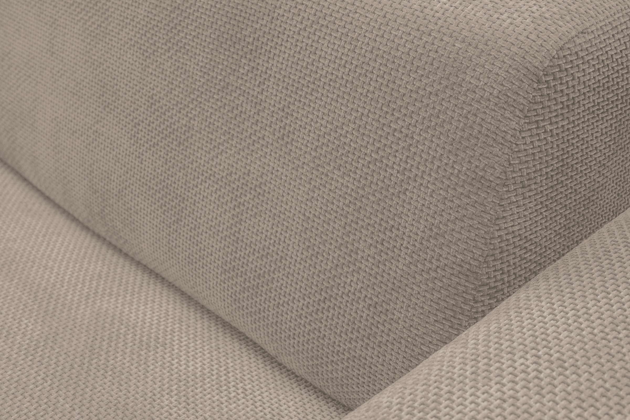 WERK2 Ecksofa »Zeus-L modern und zeitlos, Breite 253cm, bequemes Sofa«, Curvy Trend Ecksofa mit urbaner Optik