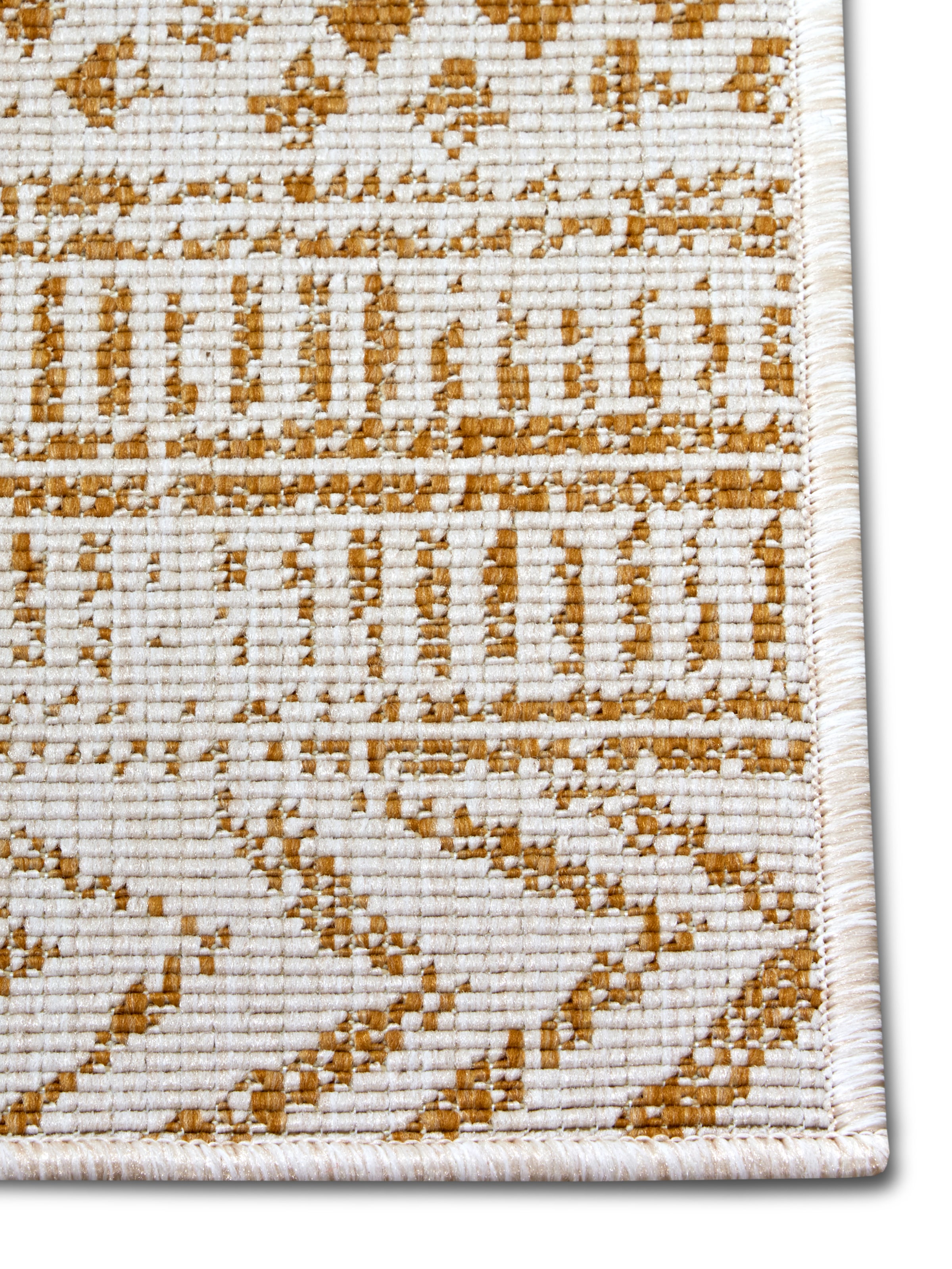 NORTHRUGS Teppich »BIRI Wendeteppich«, rechteckig, 5 mm Höhe, In-& Outdoor, Wetterfest, Balkon, Läufer, Wohnzimmer, Wasserfest, Boho