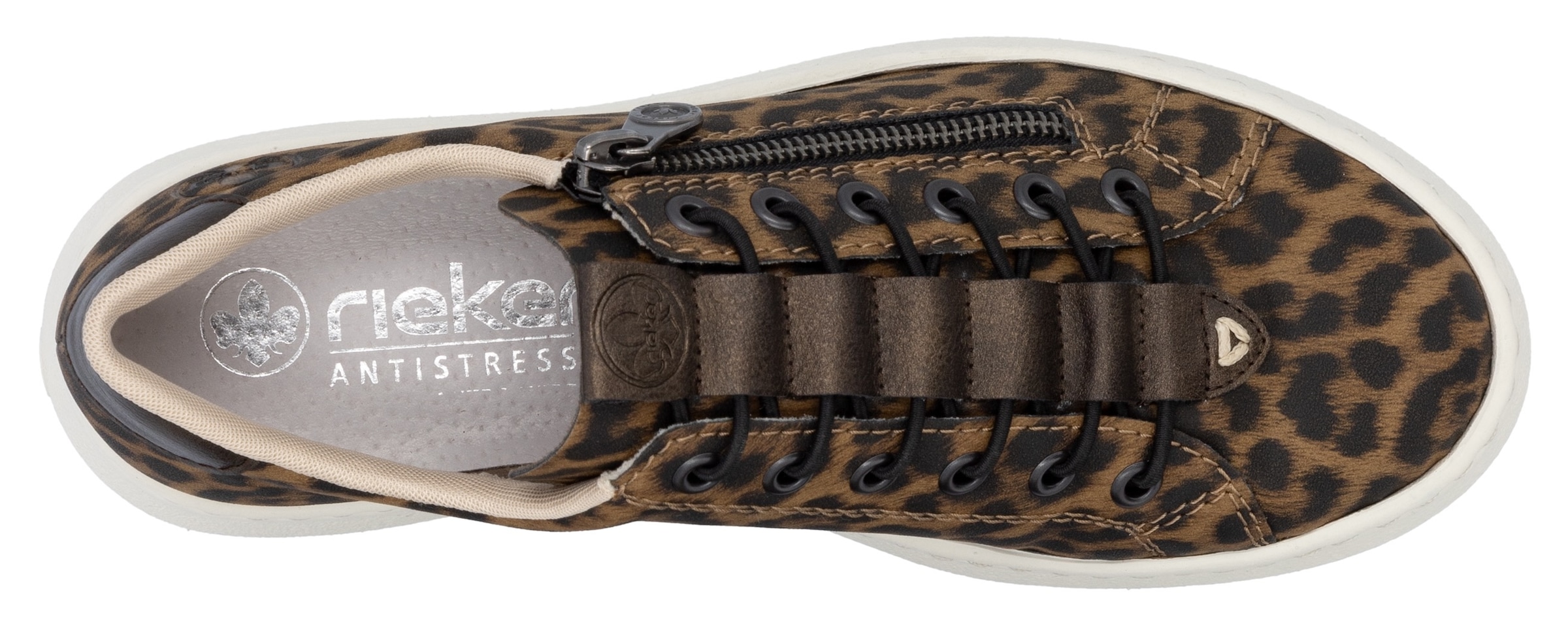Rieker Plateausneaker, Sneaker, Slip-On Sneaker, Slipper mit Schaftrandpolster