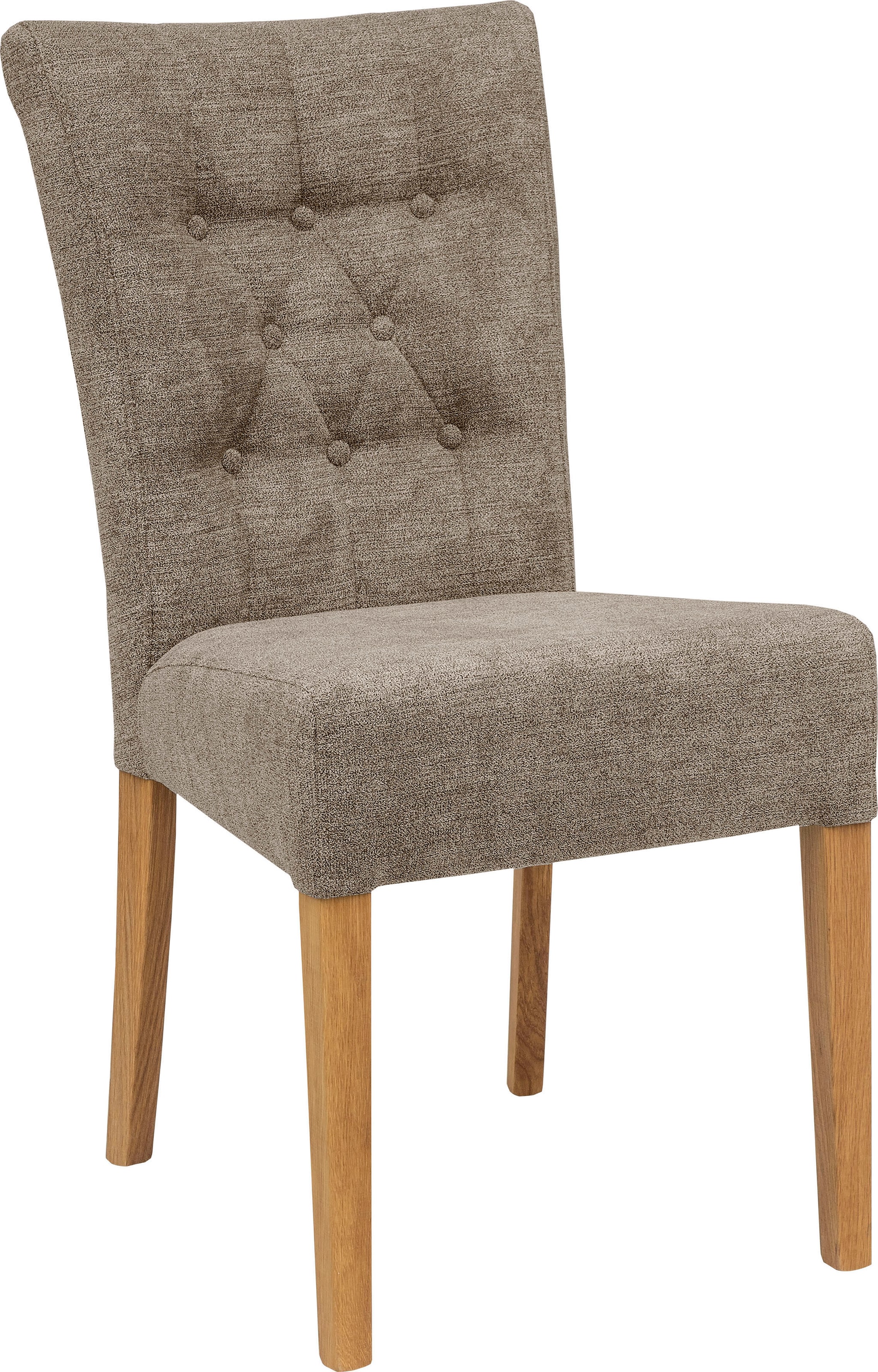 Home affaire Polsterstuhl »Queen« (Set) 2 Stk. Feinstruktur Esszimmerstuhl mit Knopfheftung, 2er, 4er oder 6er-Set